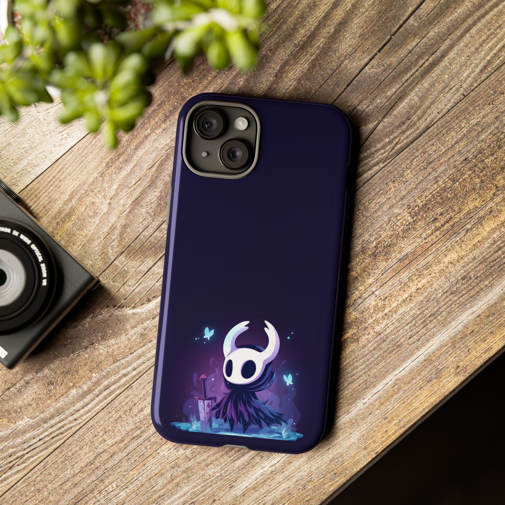 Hollow Knight Glowing Inspired Phone Cases - case side view detail