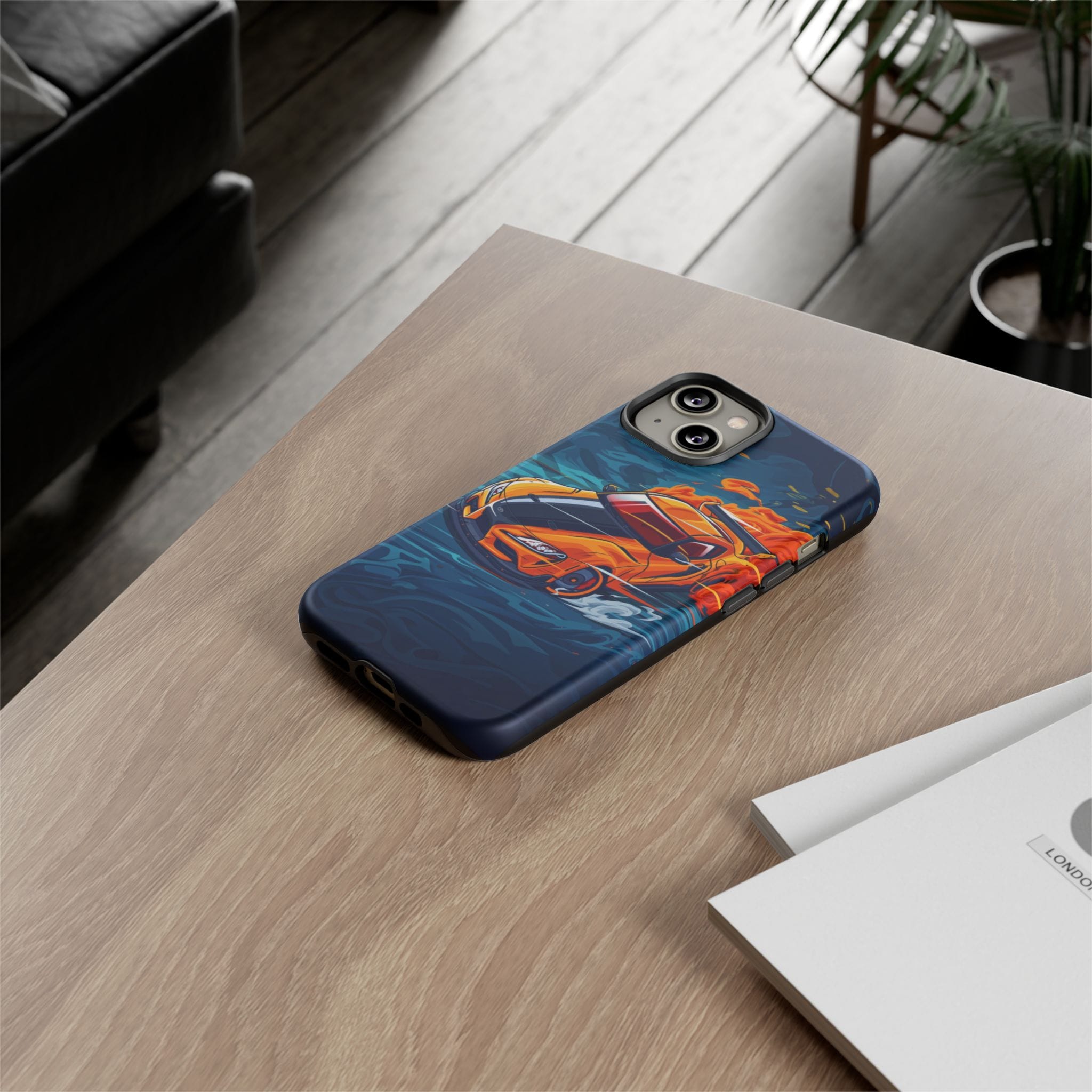 Car Lover Supra Inspired Tough Cases - slim fit case mockup