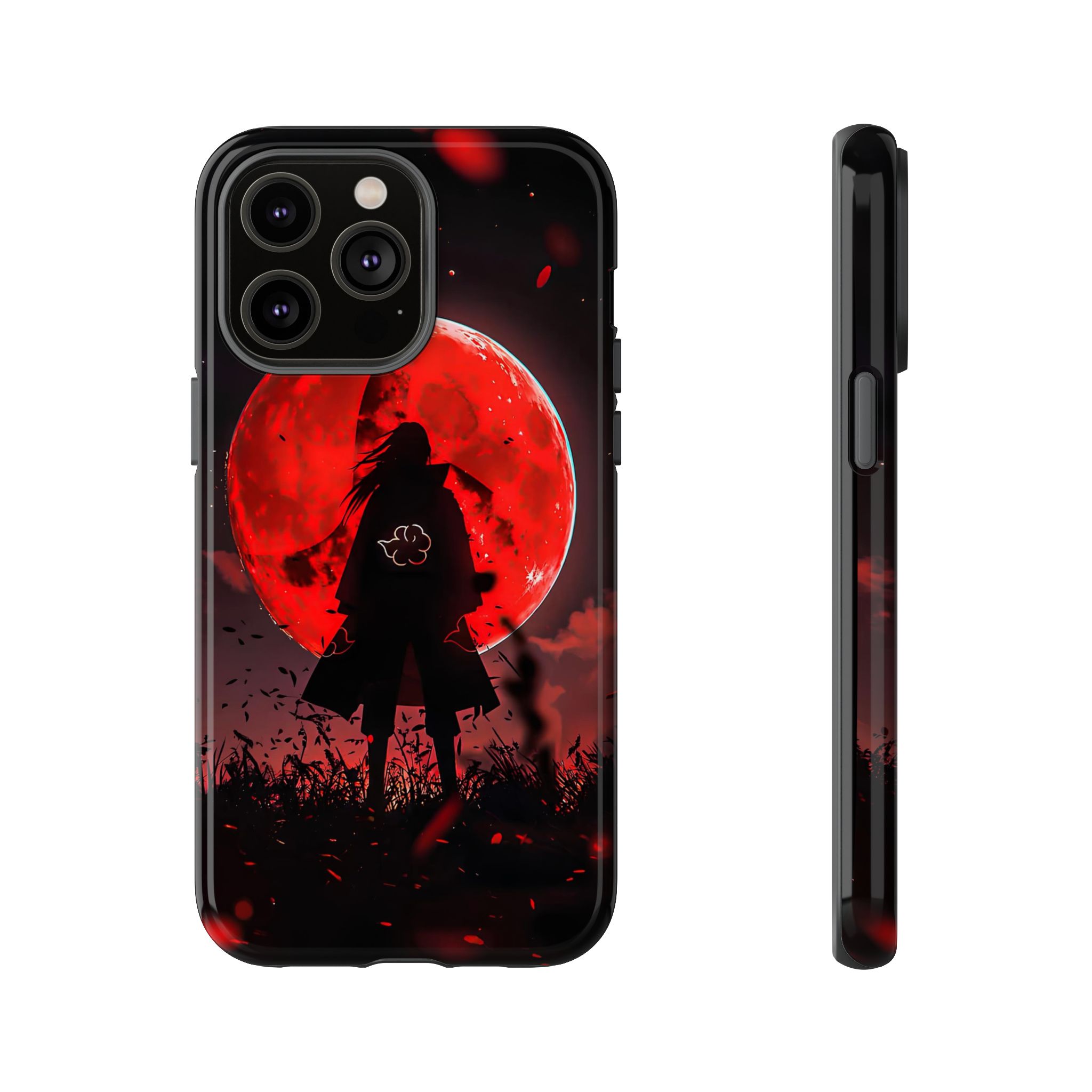 Itachi Red Moon Anime Inspired Tough Phone Cases - designer case view