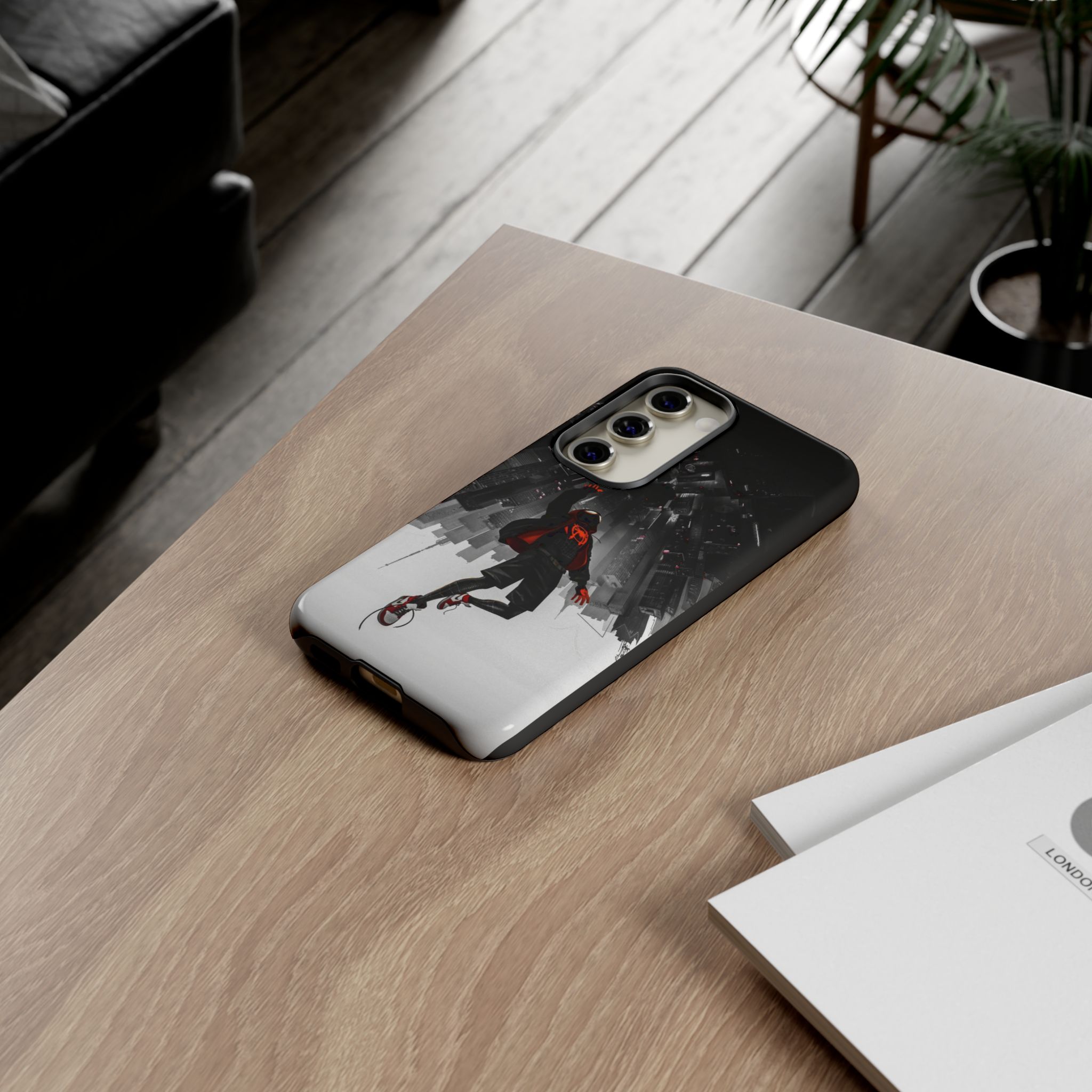 Mile Morale Spider Inspired Tough Cases - modern phone case style