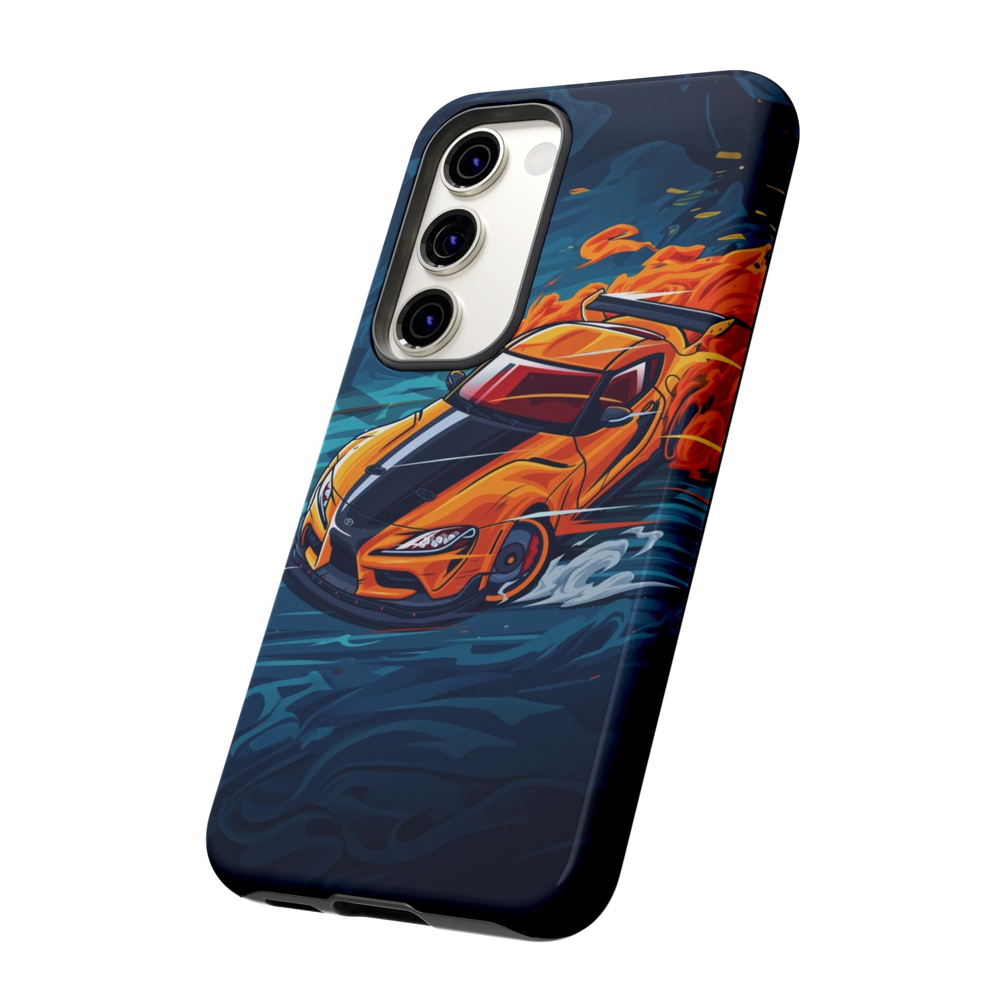 Car Lover Supra Inspired Tough Cases - vibrant case design view