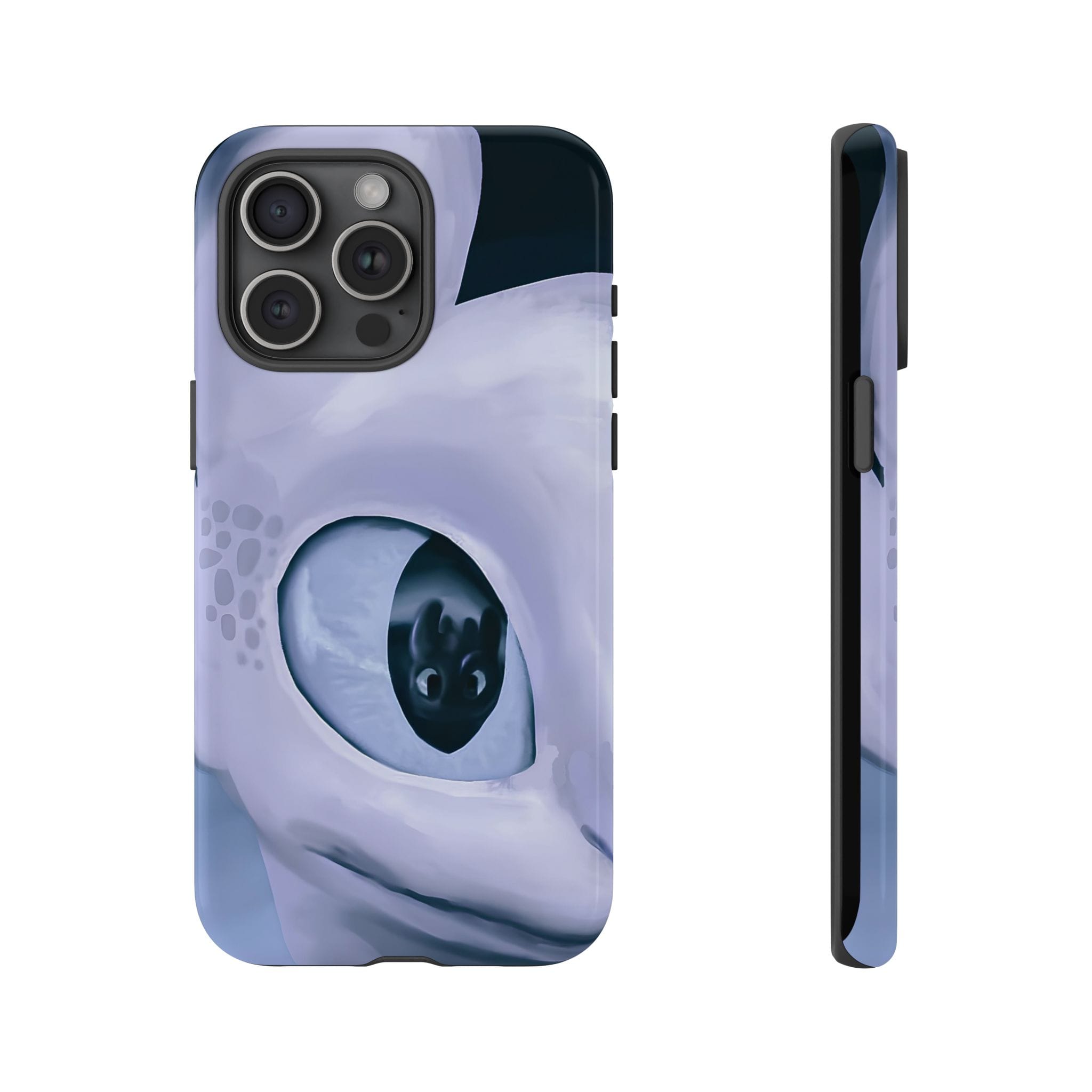 HTTYD: Light Fury in Love Inspired Tough Cases - Valentine's Day Couple Gifts - bold design phone case