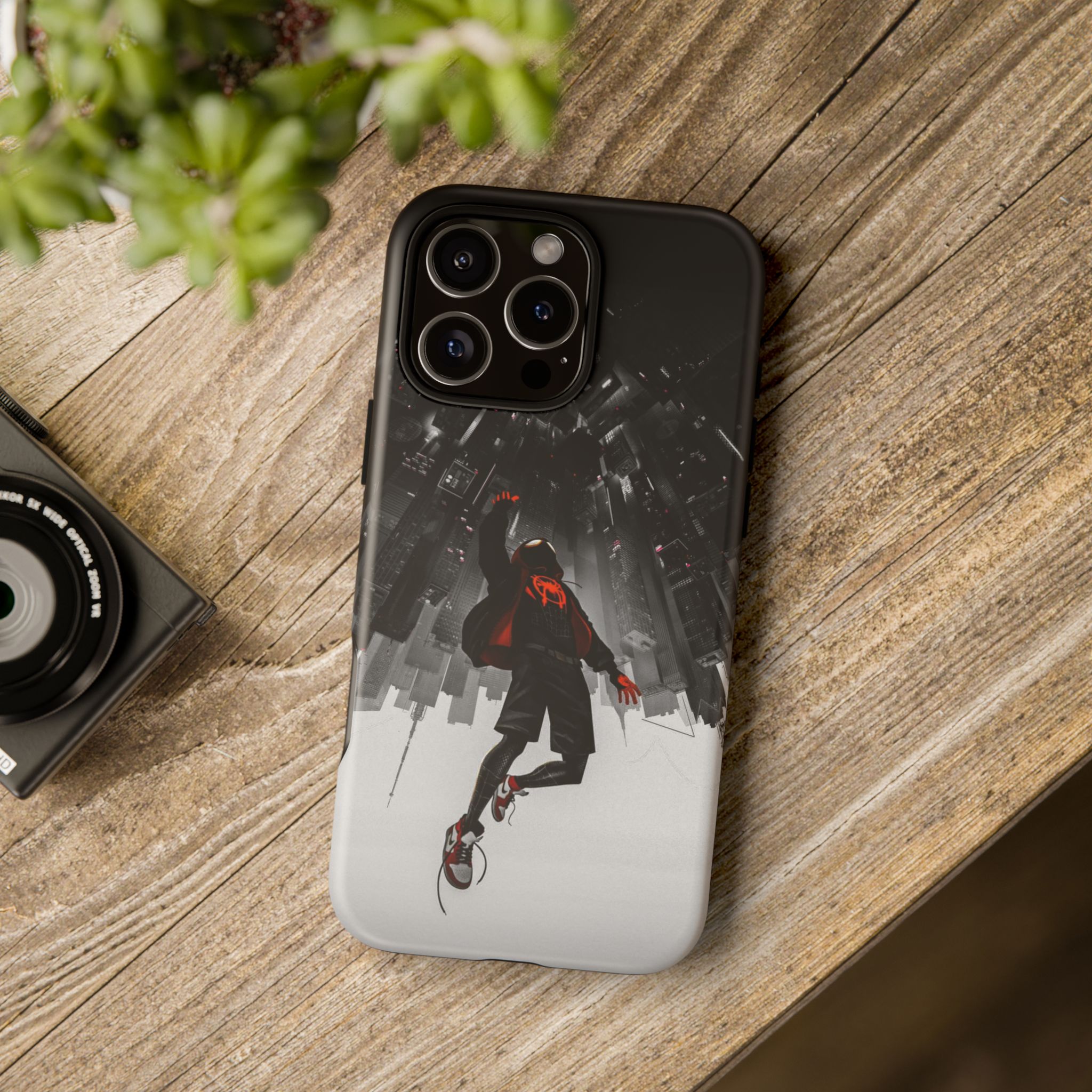 Mile Morale Spider Inspired Tough Cases - graphic design phone case