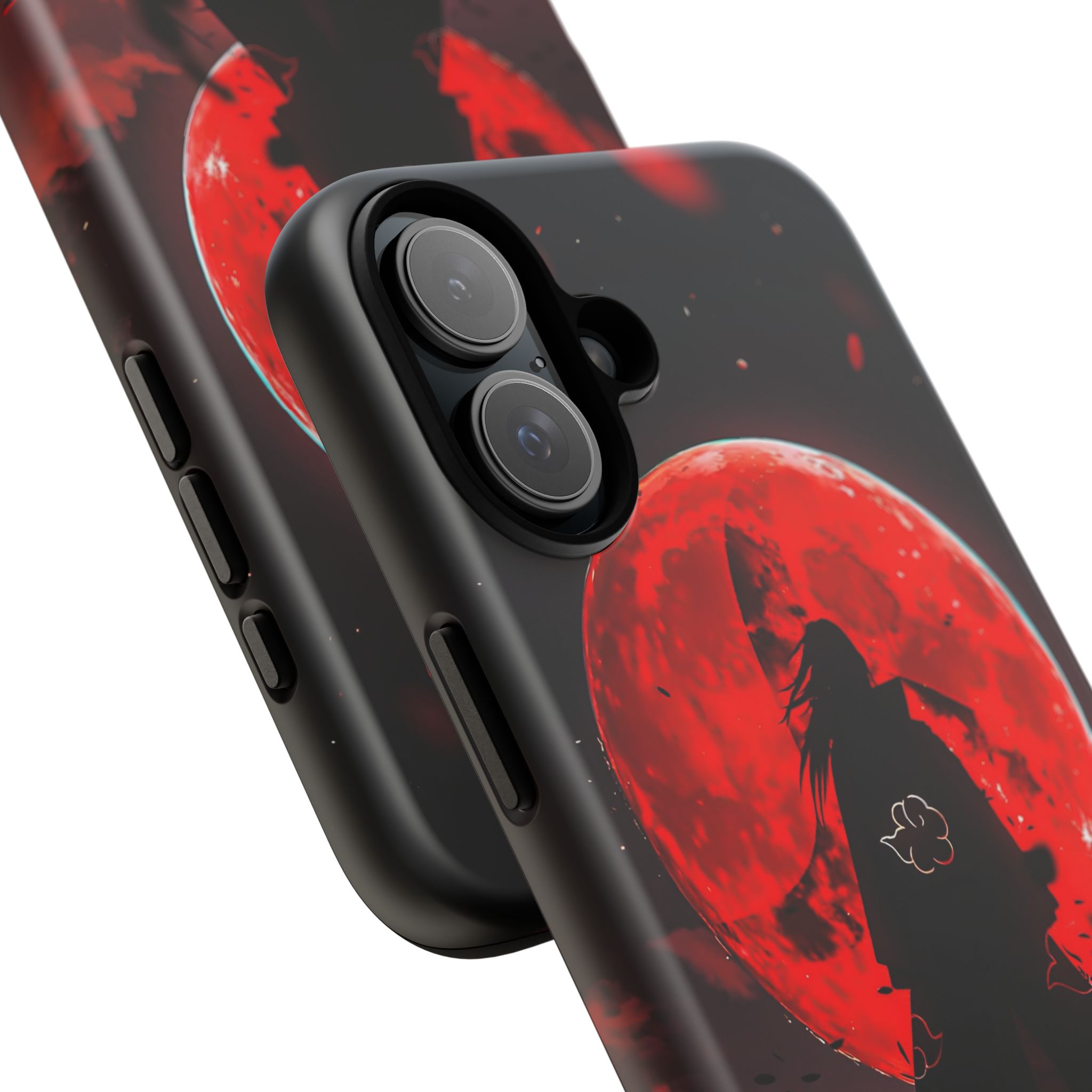 Itachi Red Moon Anime Inspired Tough Phone Cases - printed case design