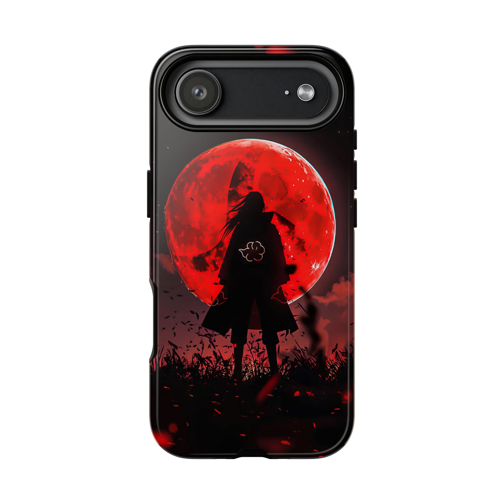 Itachi Red Moon Anime Inspired Tough Phone Cases - durable phone case