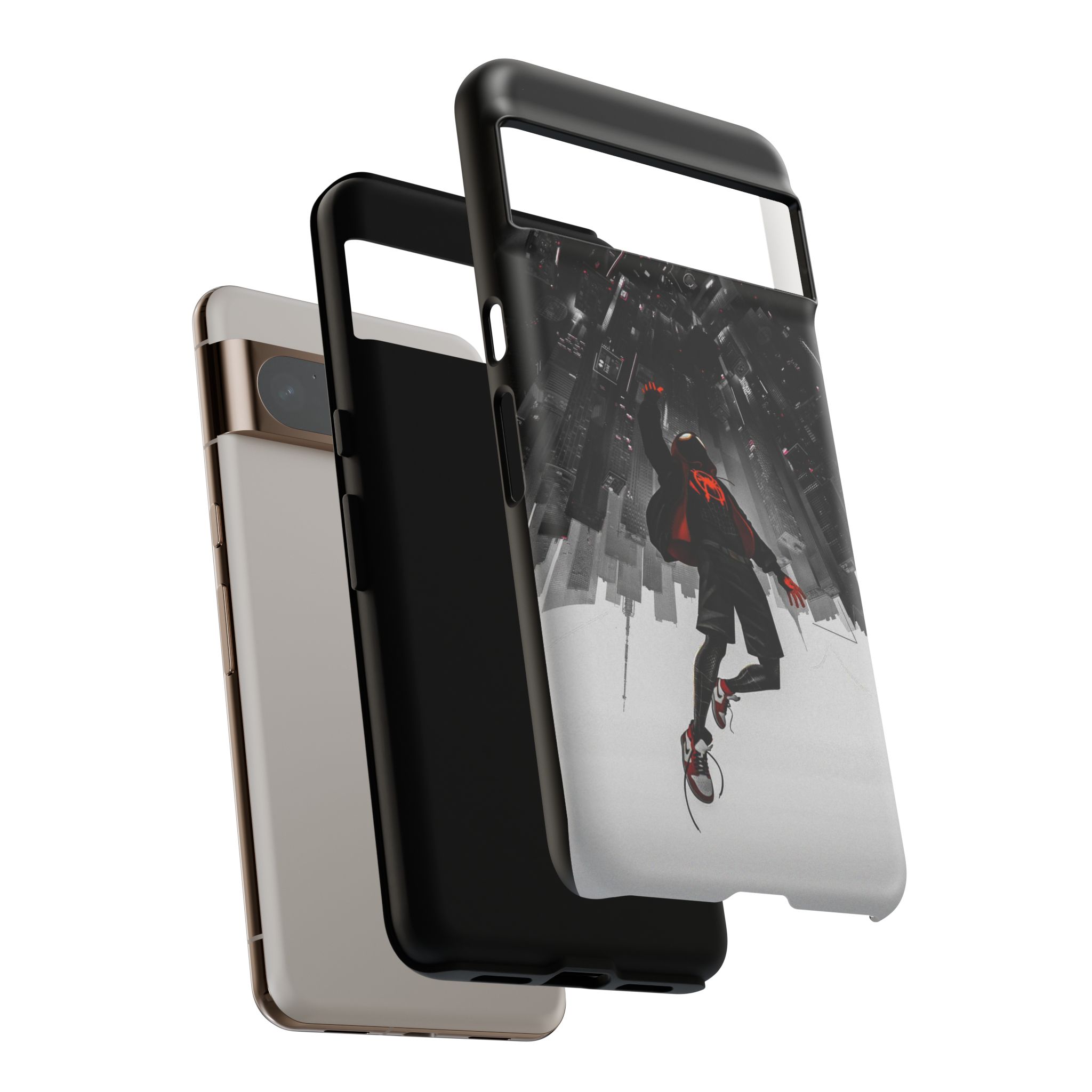 Mile Morale Spider Inspired Tough Cases - phone protection case