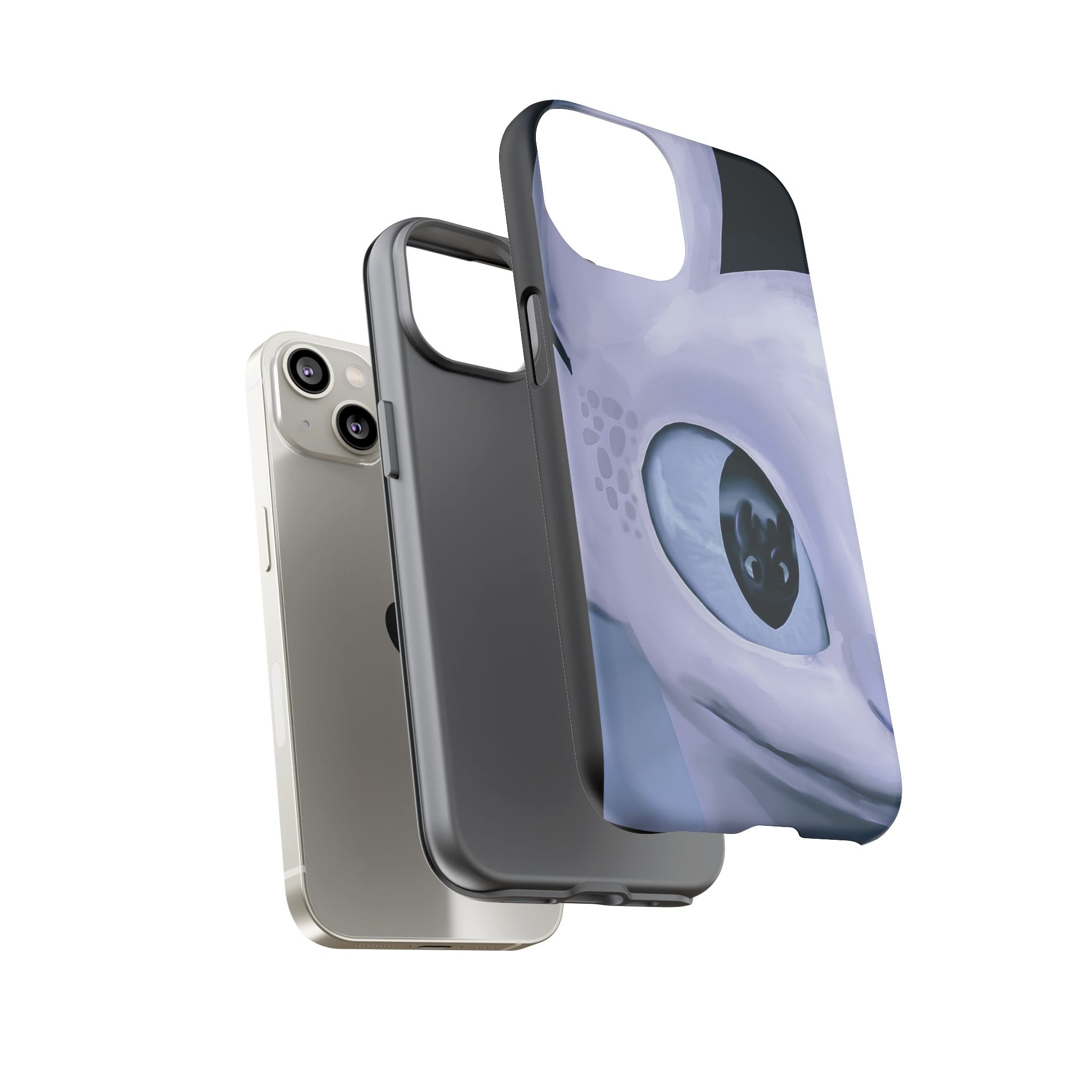 HTTYD: Light Fury in Love Inspired Tough Cases - Valentine's Day Couple Gifts - tough case front view