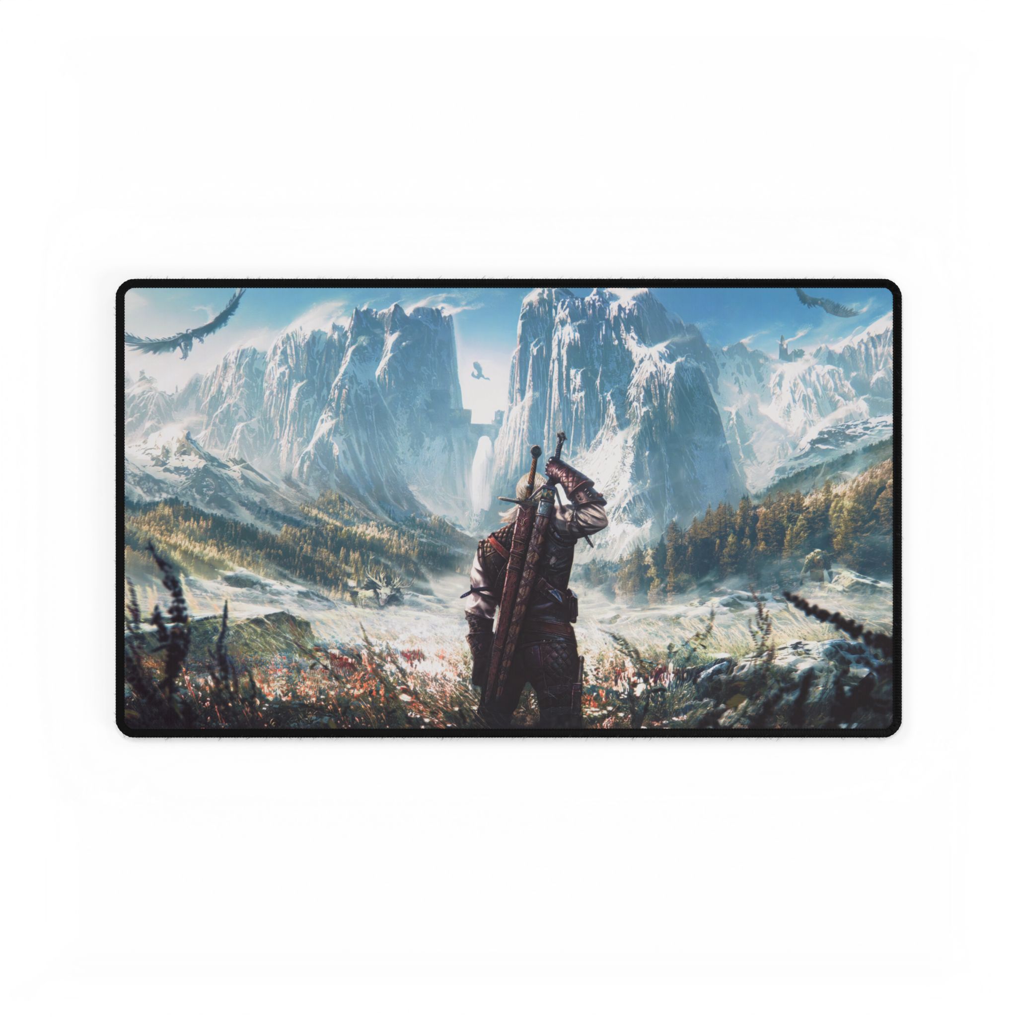 The Witcher 3 Inspired Desk Mat | Gaming Mouse Pad | The Witcher Mouse Pad | Perfect Desk Accessory - durable phone case