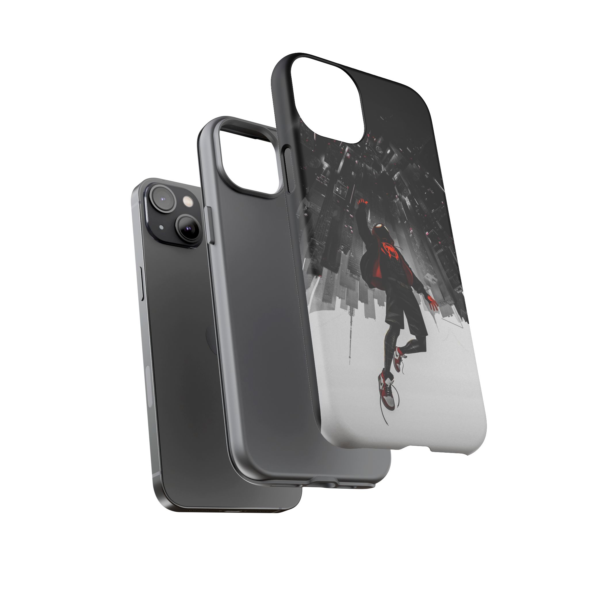 Mile Morale Spider Inspired Tough Cases - tough case front view