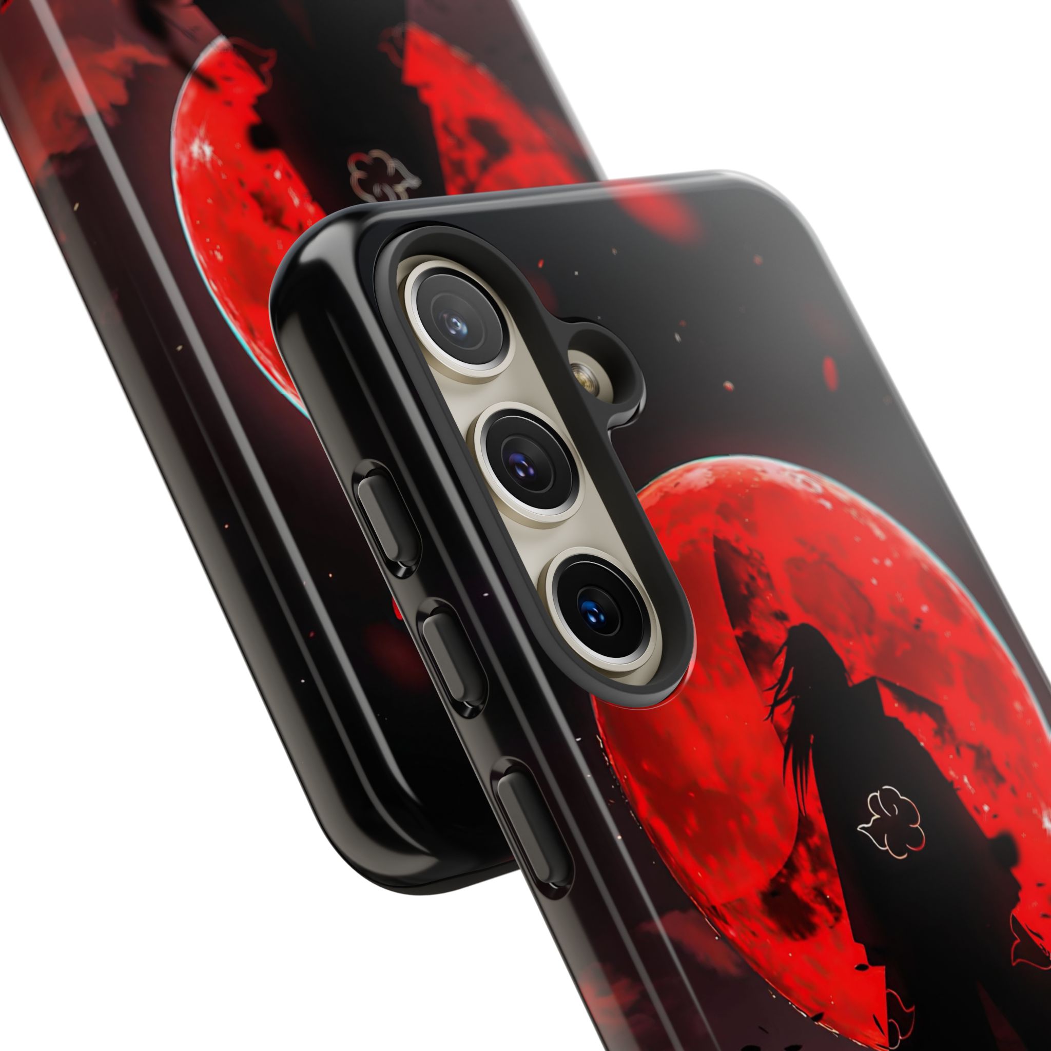 Itachi Red Moon Anime Inspired Tough Phone Cases - stylish phone case option
