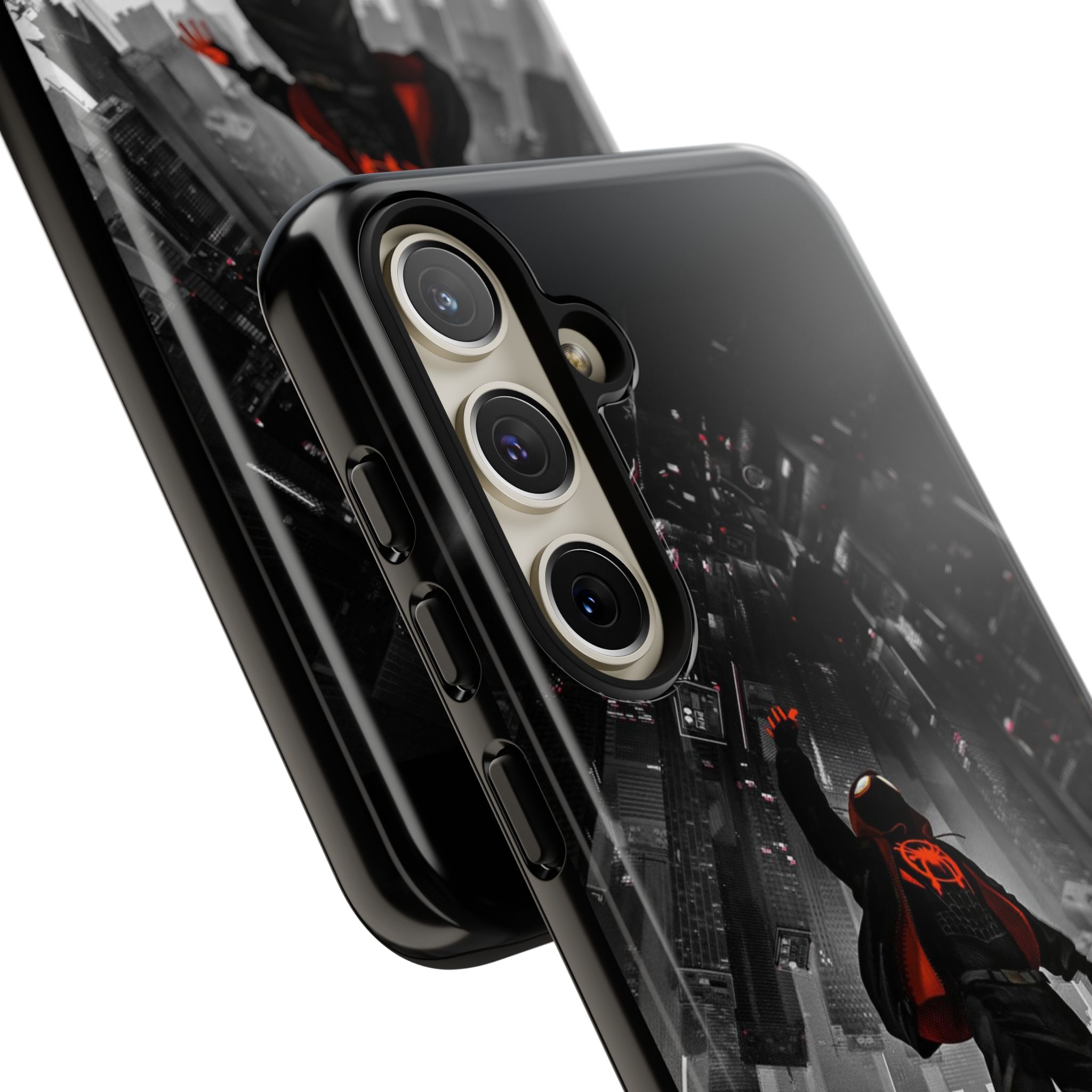 Mile Morale Spider Inspired Tough Cases - phone case rear design