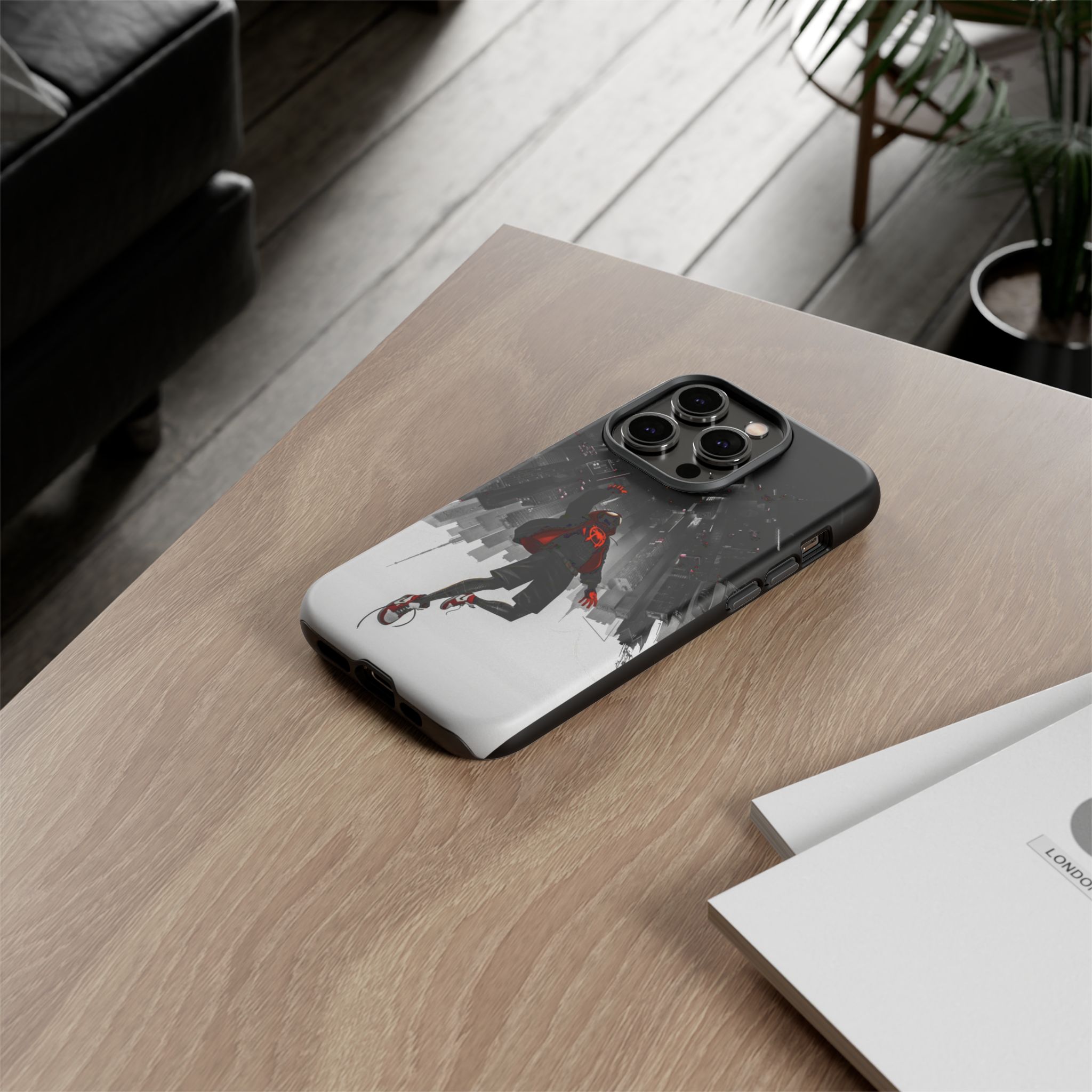 Mile Morale Spider Inspired Tough Cases - sleek phone case design