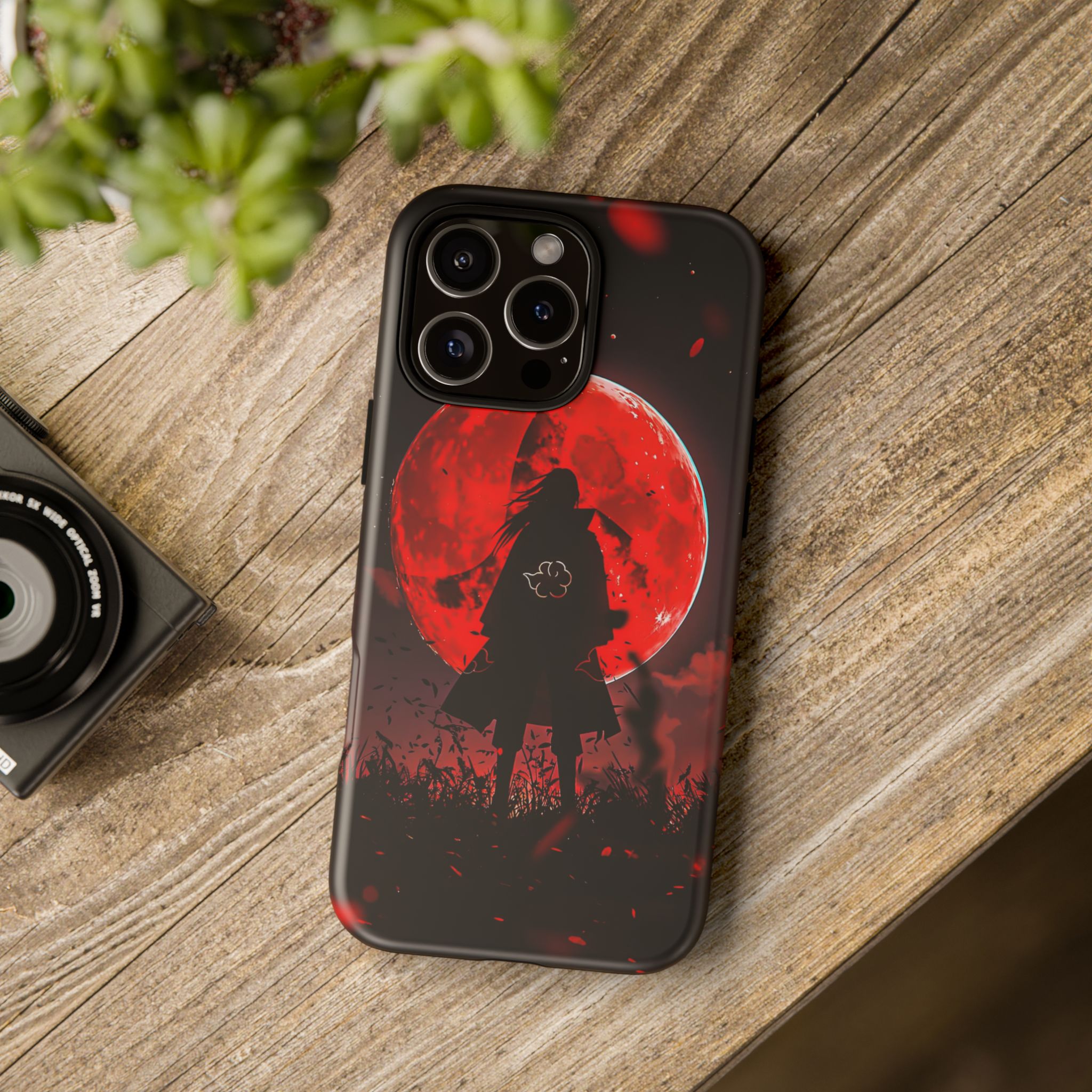 Itachi Red Moon Anime Inspired Tough Phone Cases - protective case design