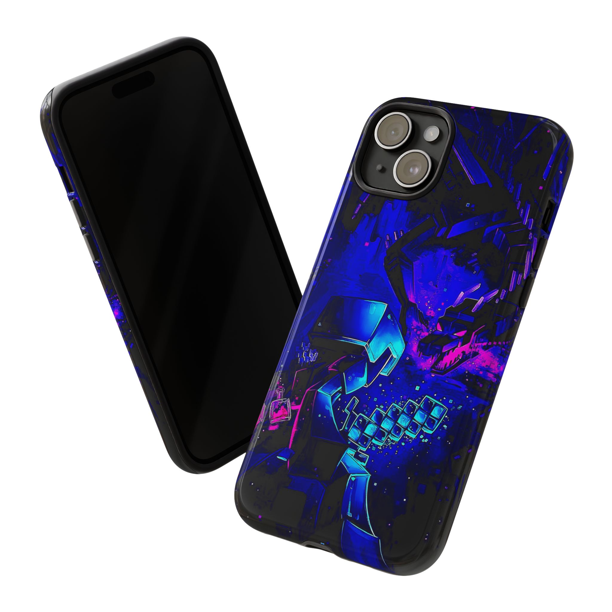 Minecraft End Dragon Fight Inspired Tough Cases - modern phone case style