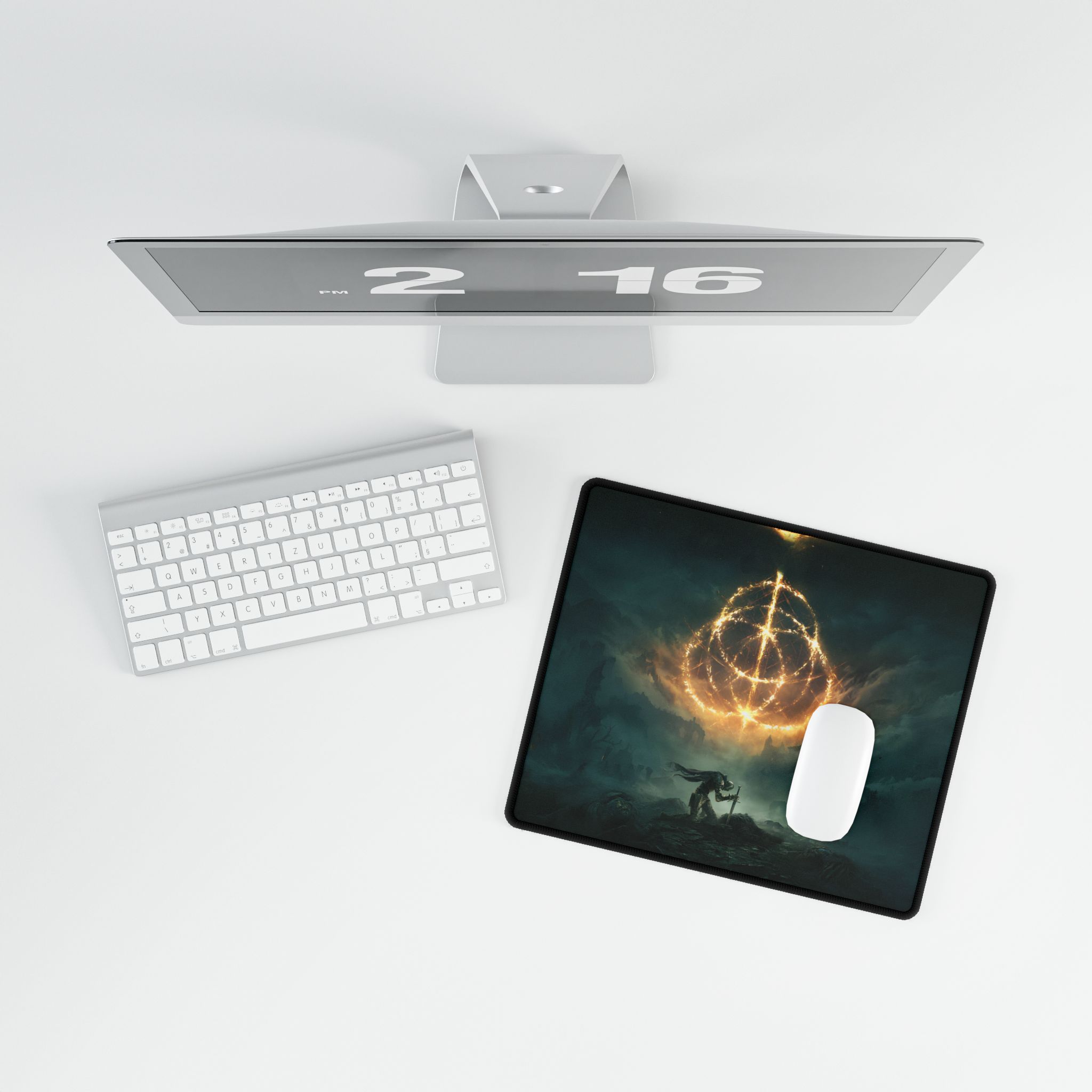 Elder Ring Inspired Desk Mat | Gaming Mouse Pad | Elder Ring Mouse Pad | Perfect Desk Accessory - slim fit case mockup