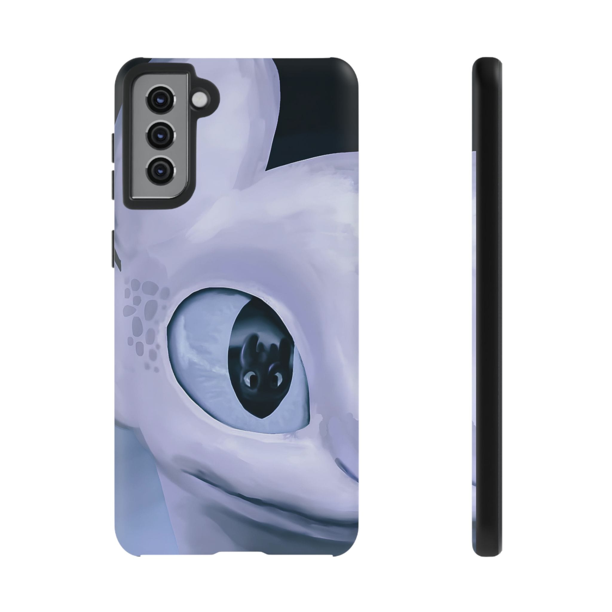 HTTYD: Light Fury in Love Inspired Tough Cases - Valentine's Day Couple Gifts - case design close up