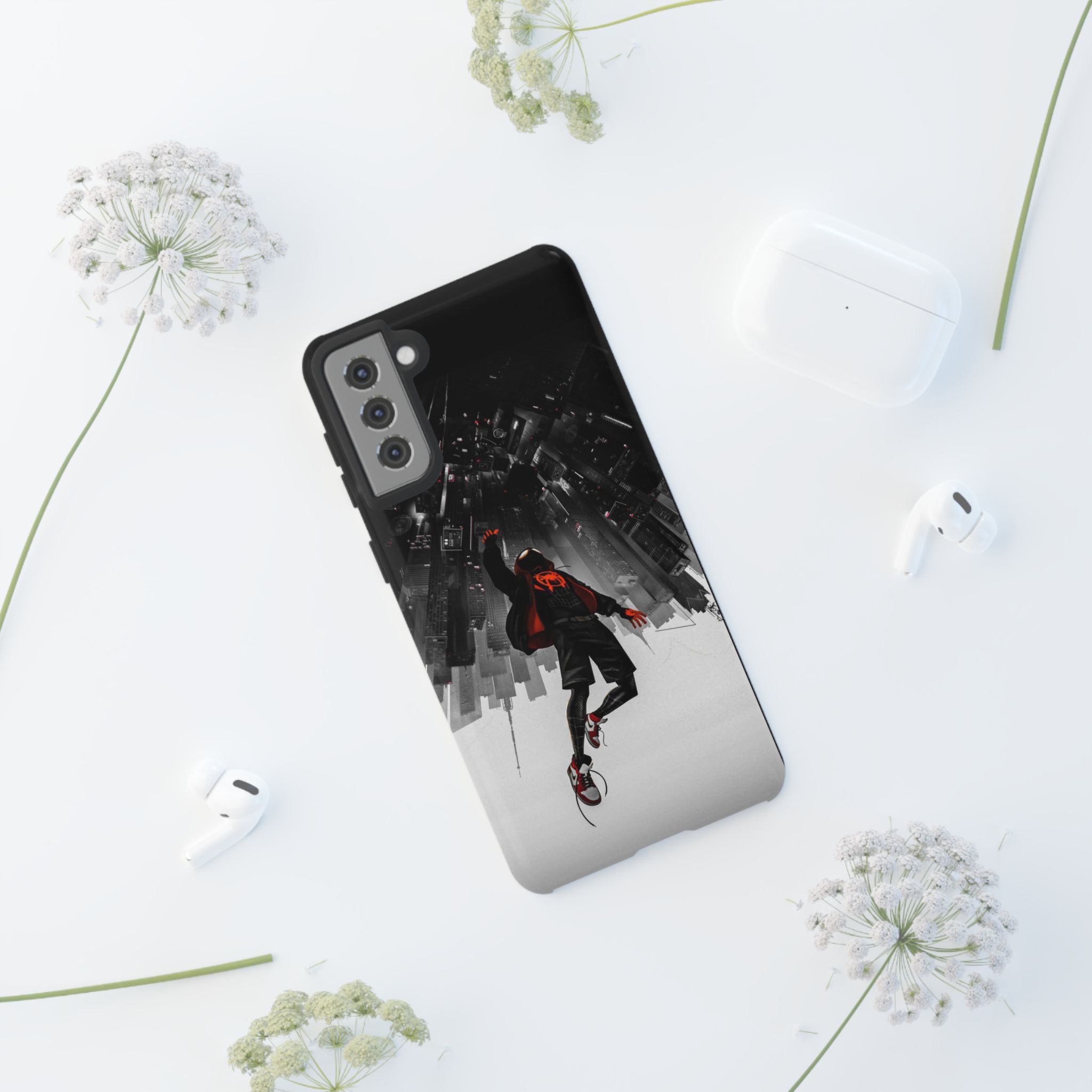 Mile Morale Spider Inspired Tough Cases - printed case design