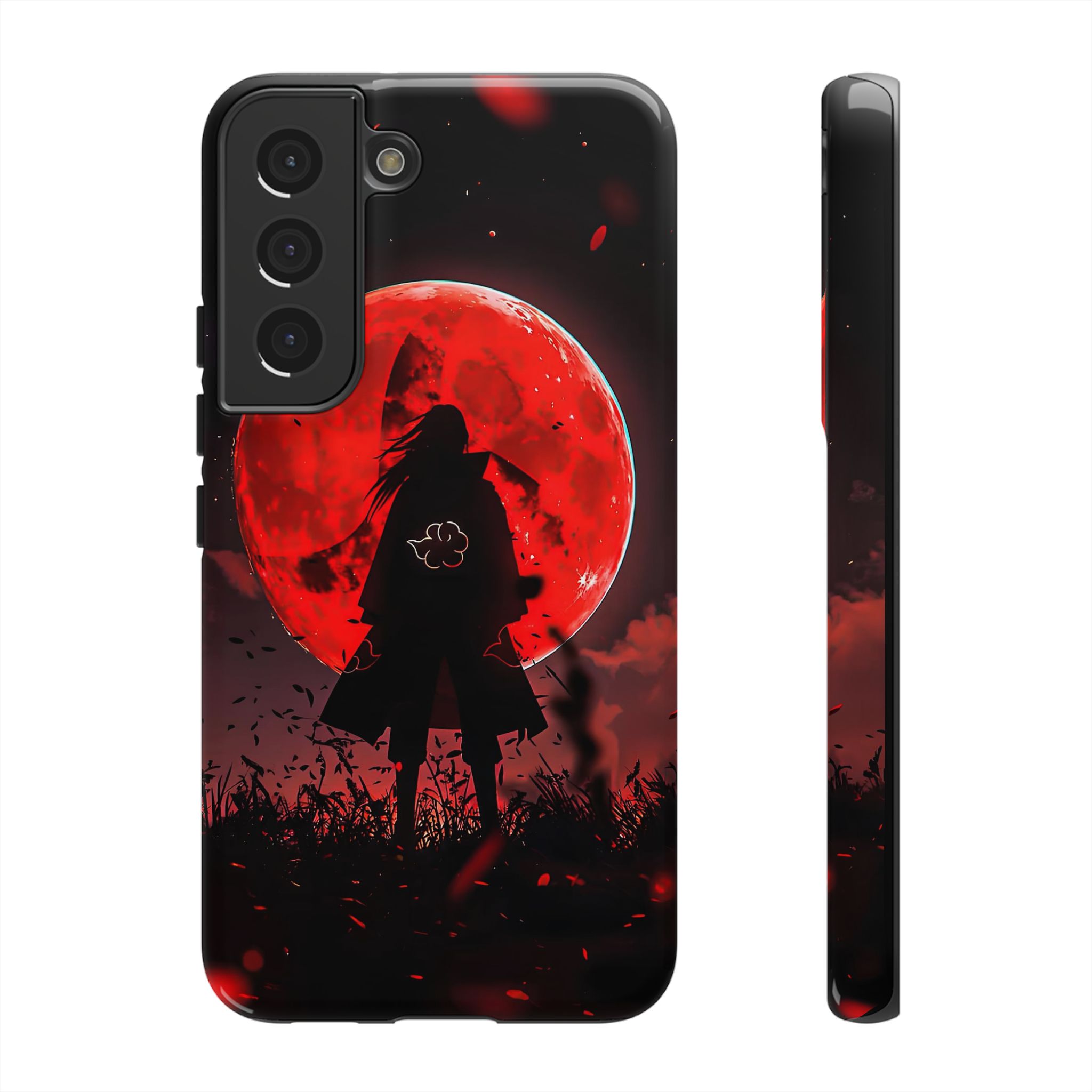 Itachi Red Moon Anime Inspired Tough Phone Cases - durable phone case