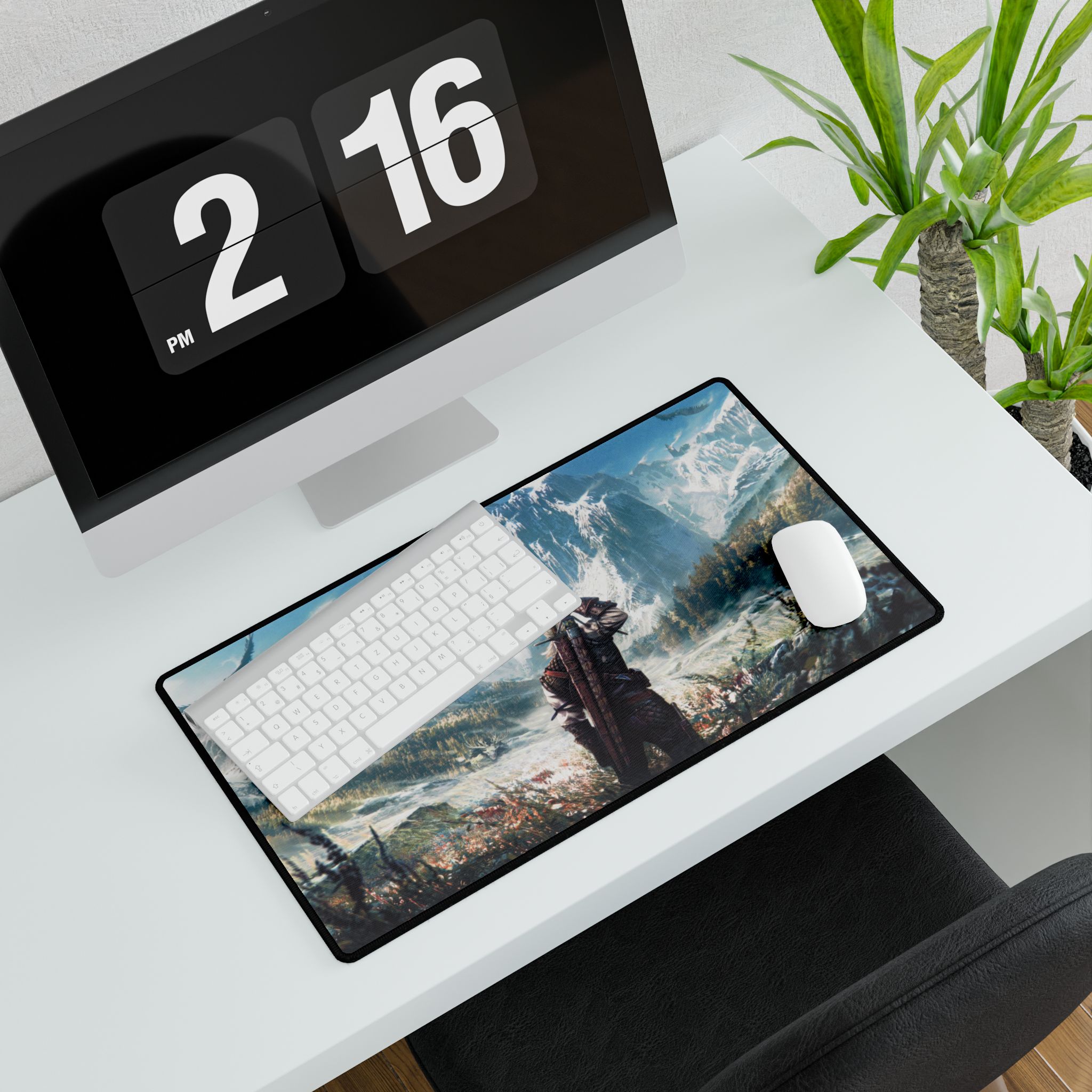 The Witcher 3 Inspired Desk Mat | Gaming Mouse Pad | The Witcher Mouse Pad | Perfect Desk Accessory - impact resistant case