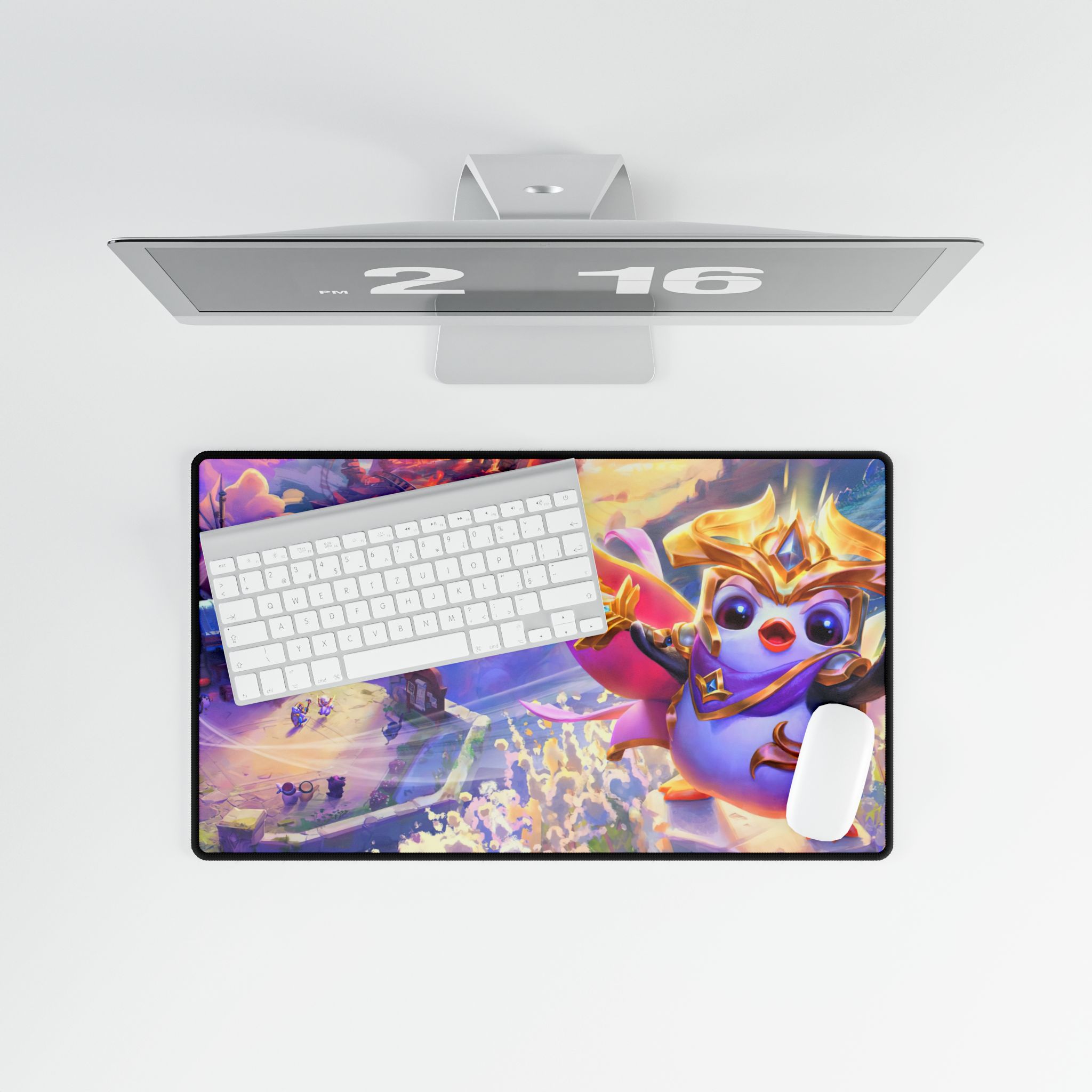 Lol Team Fight Tactics Inspired Desk Mat | Gaming Mouse Pad | TFT Mouse Pad | Perfect Desk Accessory - stylish phone case option