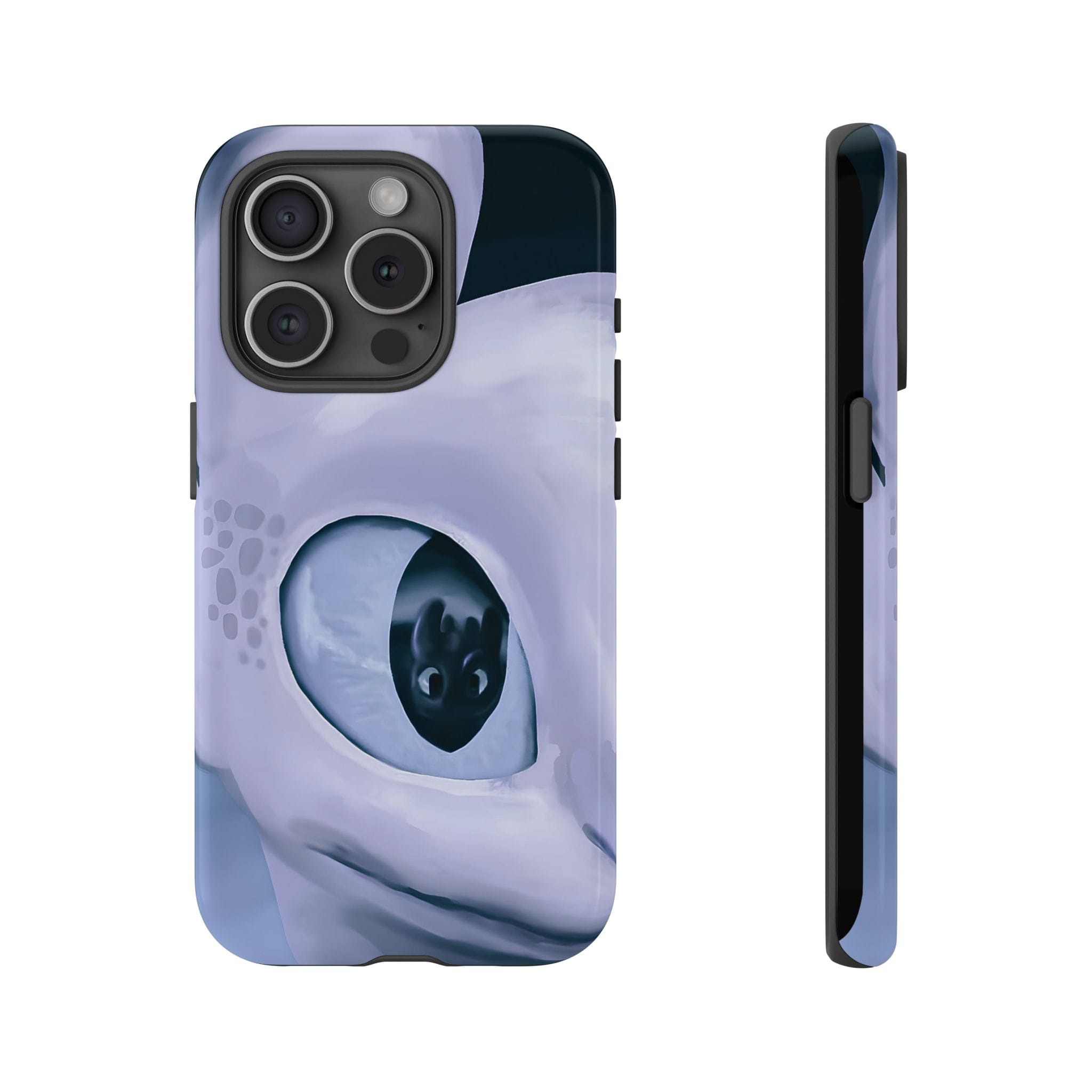 HTTYD: Light Fury in Love Inspired Tough Cases - Valentine's Day Couple Gifts - artistic case front