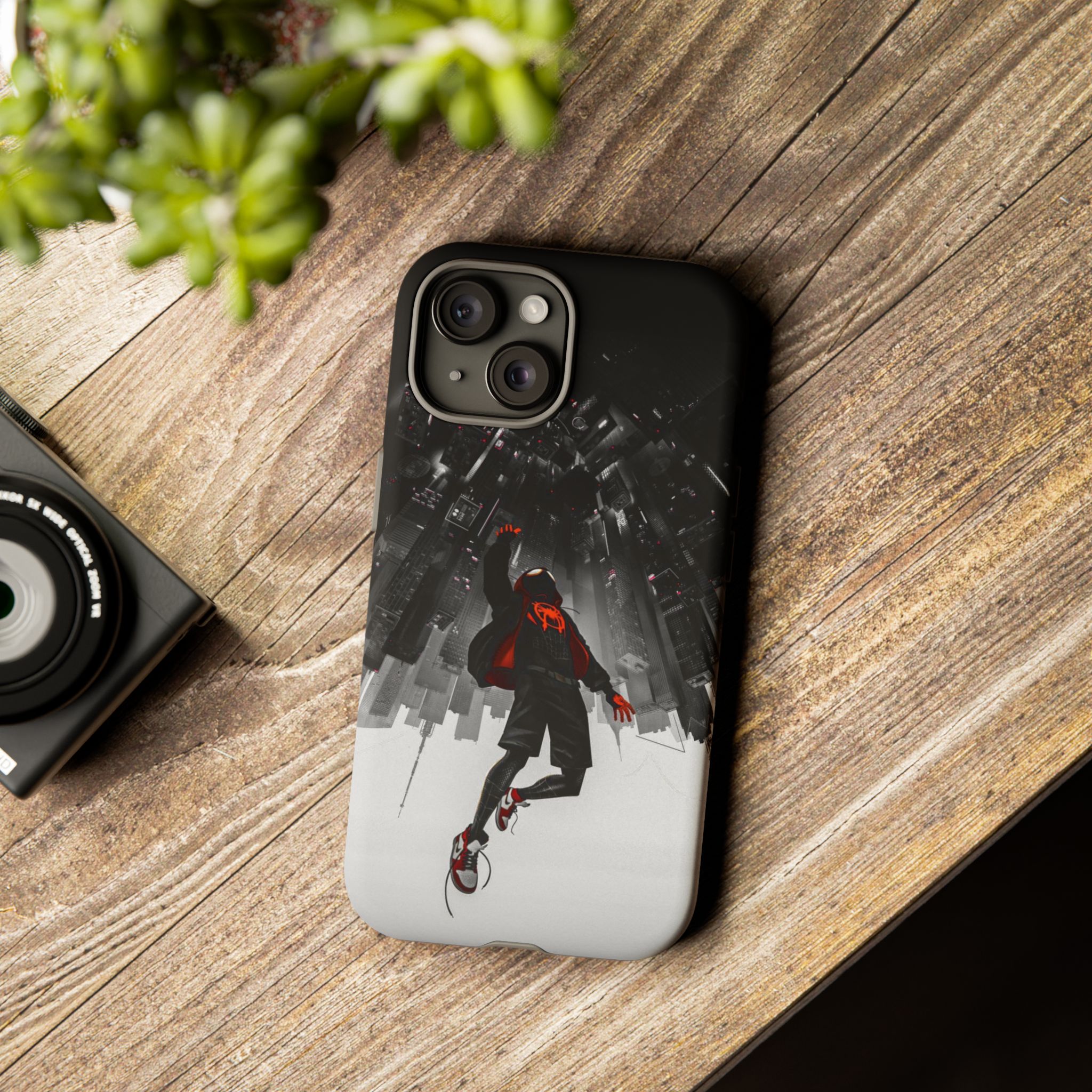 Mile Morale Spider Inspired Tough Cases - graphic design phone case