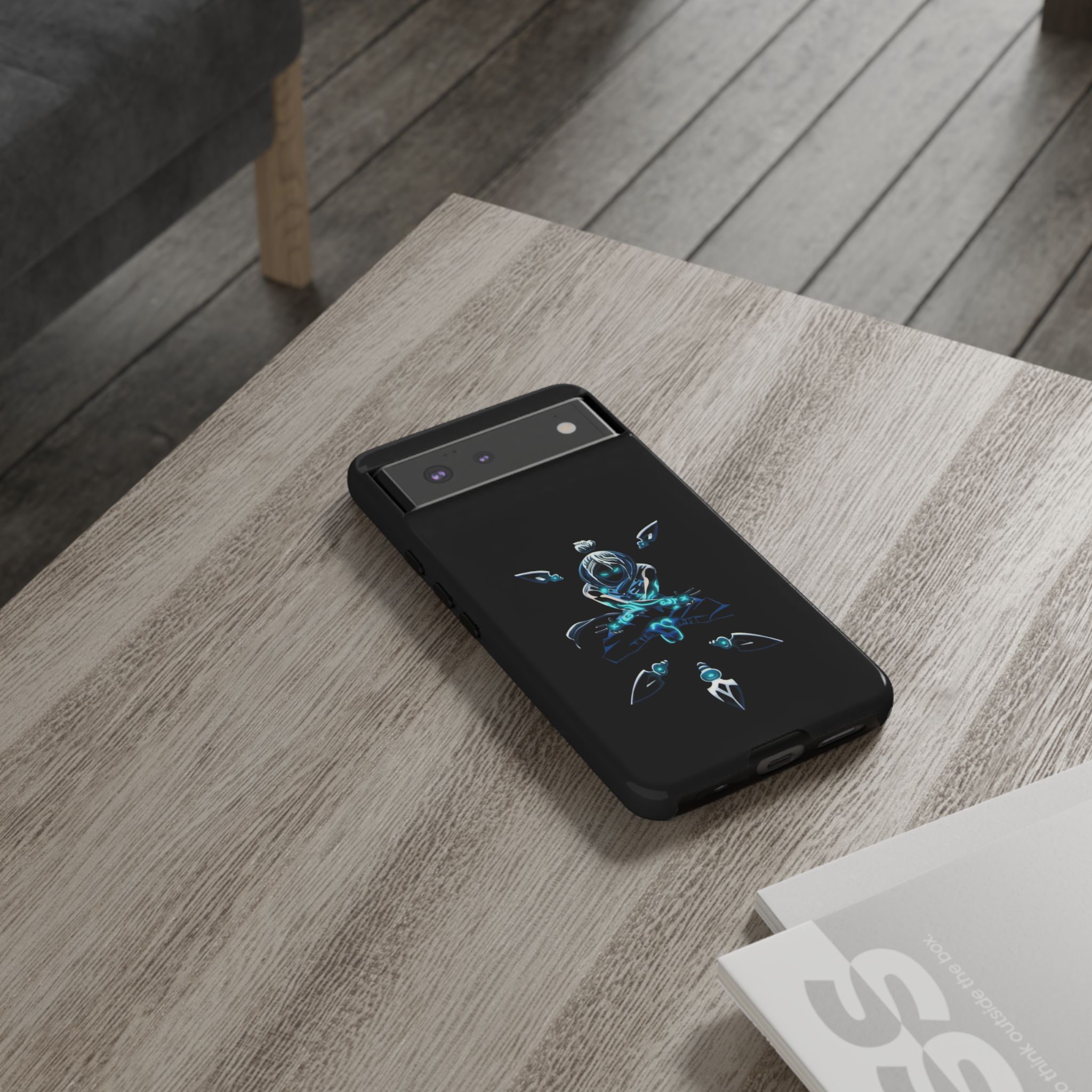 Valorant Jett Ultimate Inspired Tough Cases - slim fit case mockup