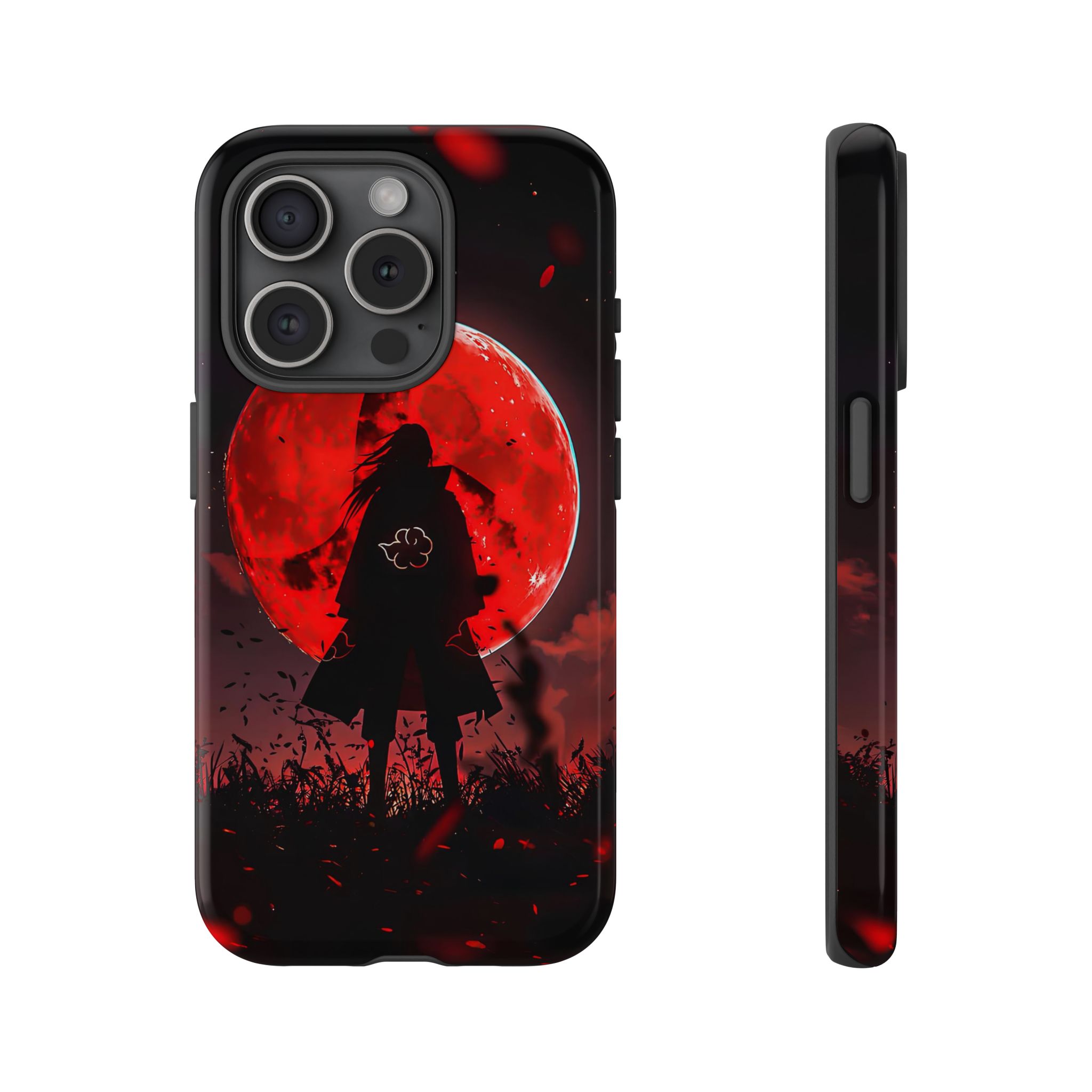 Itachi Red Moon Anime Inspired Tough Phone Cases - quality case design
