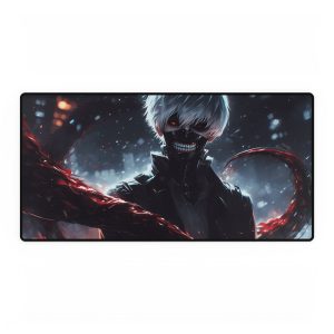 Tokyo Ghoul Kaneki Ken Gothic Inspired Anime Desk Mat | Gaming Mouse Pad | Anime Mousepad | Perfect Desk Accessory