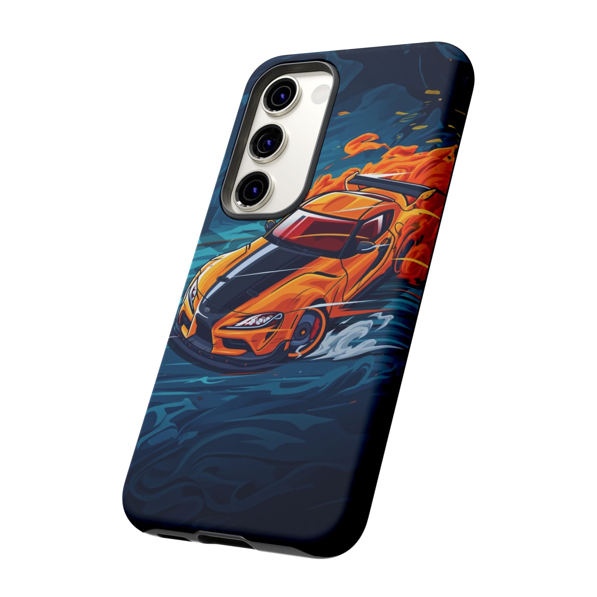 Car Lover Supra Inspired Tough Cases - slim fit case mockup