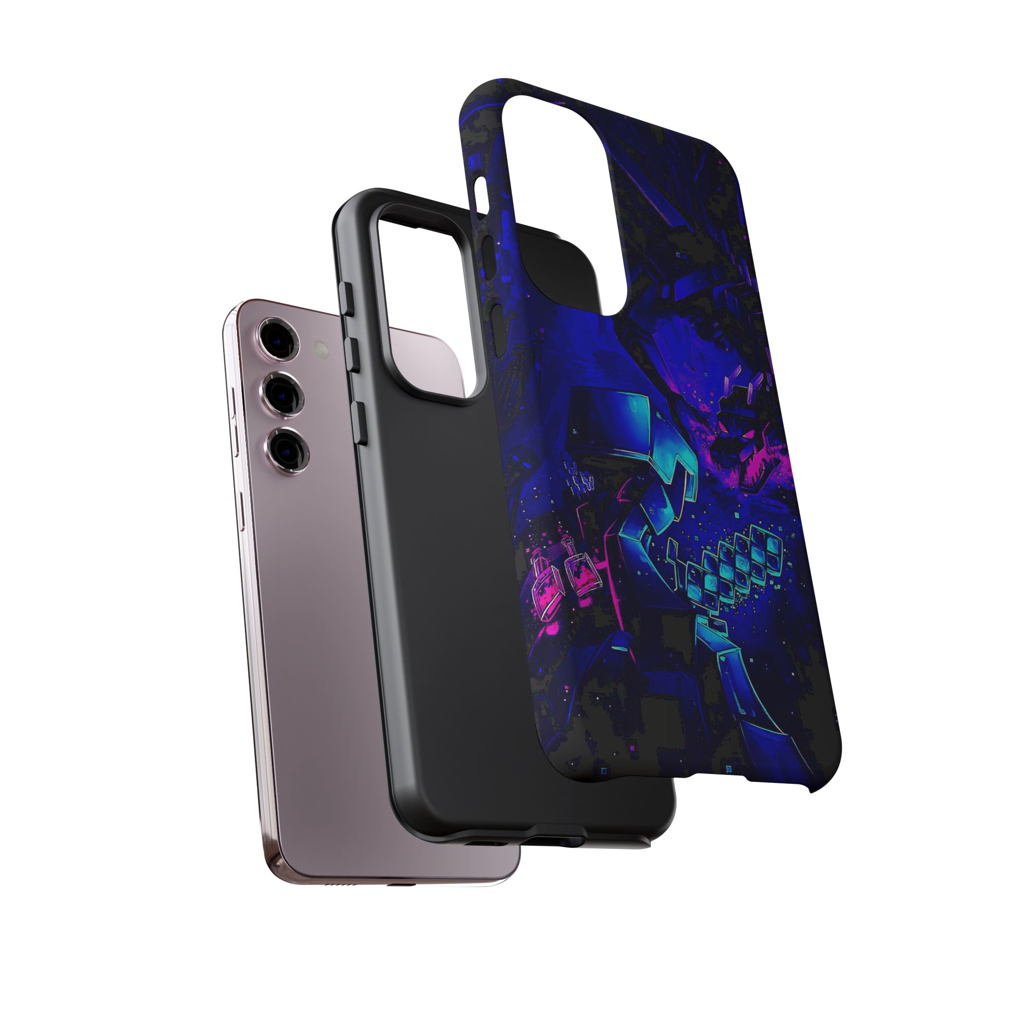 Minecraft End Dragon Fight Inspired Tough Cases - high quality phone case