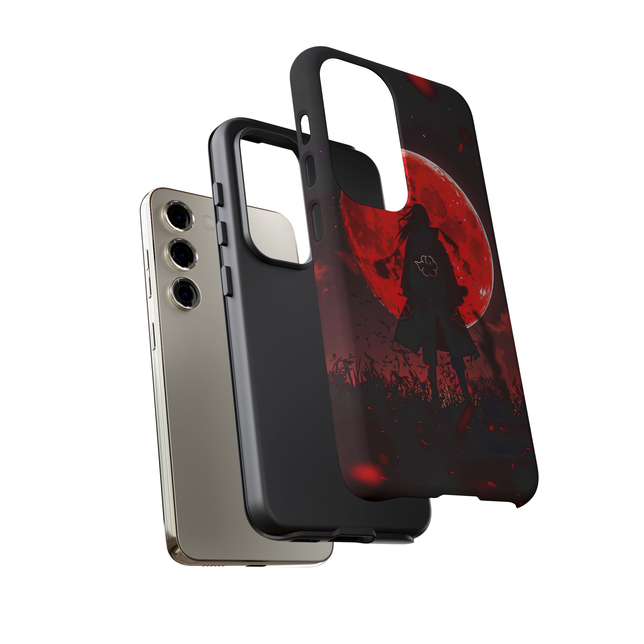 Itachi Red Moon Anime Inspired Tough Phone Cases - quality case design