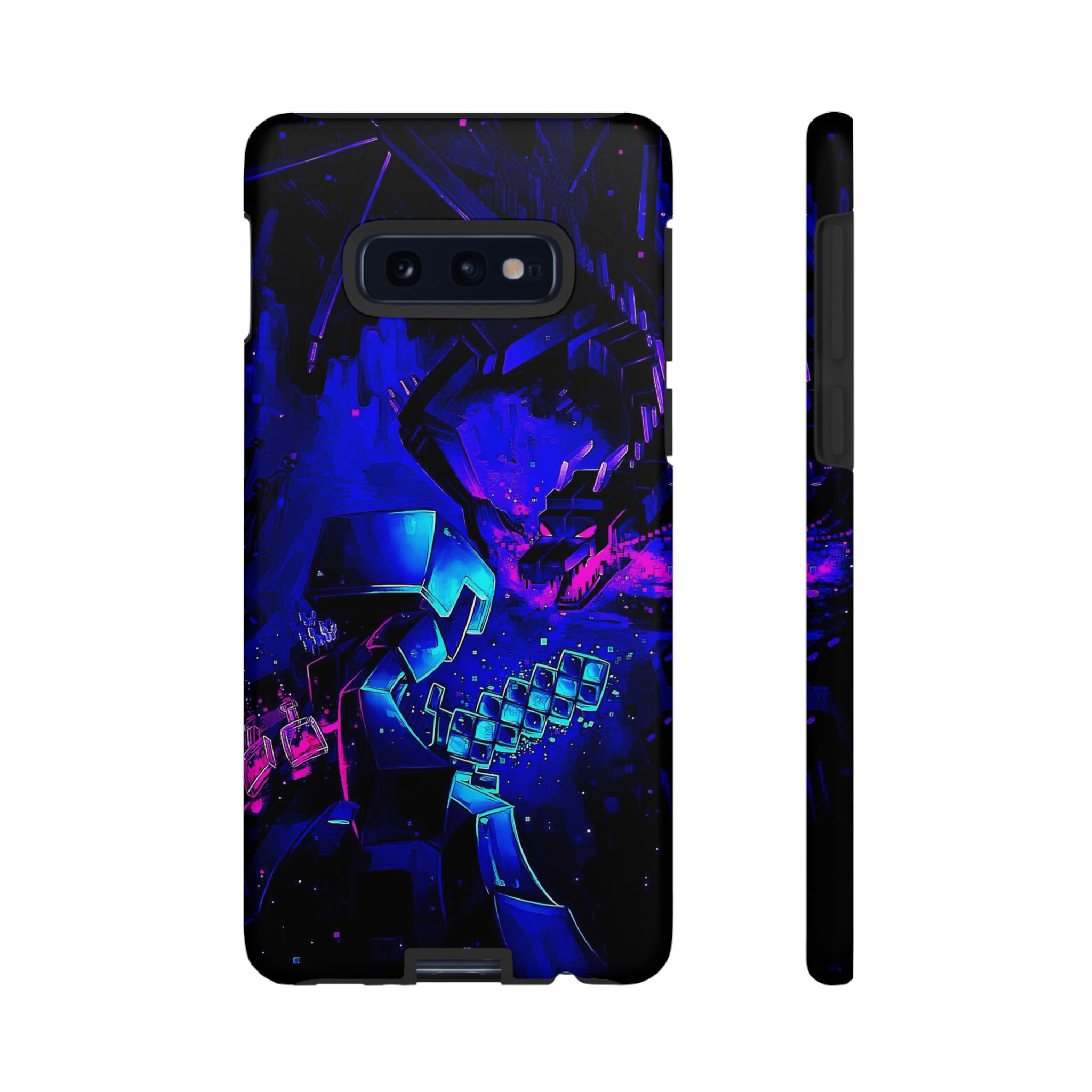 Minecraft End Dragon Fight Inspired Tough Cases - stylish phone case option