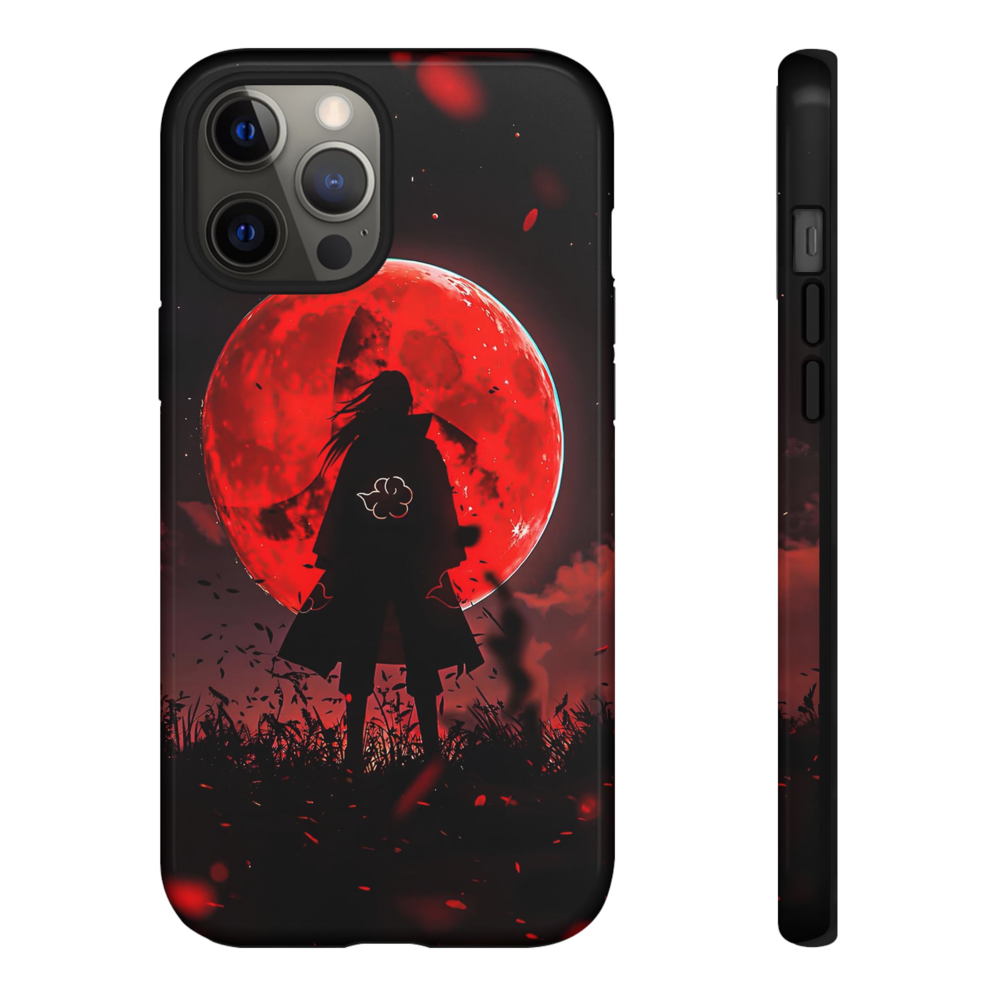 Itachi Red Moon Anime Inspired Tough Phone Cases - bold design phone case