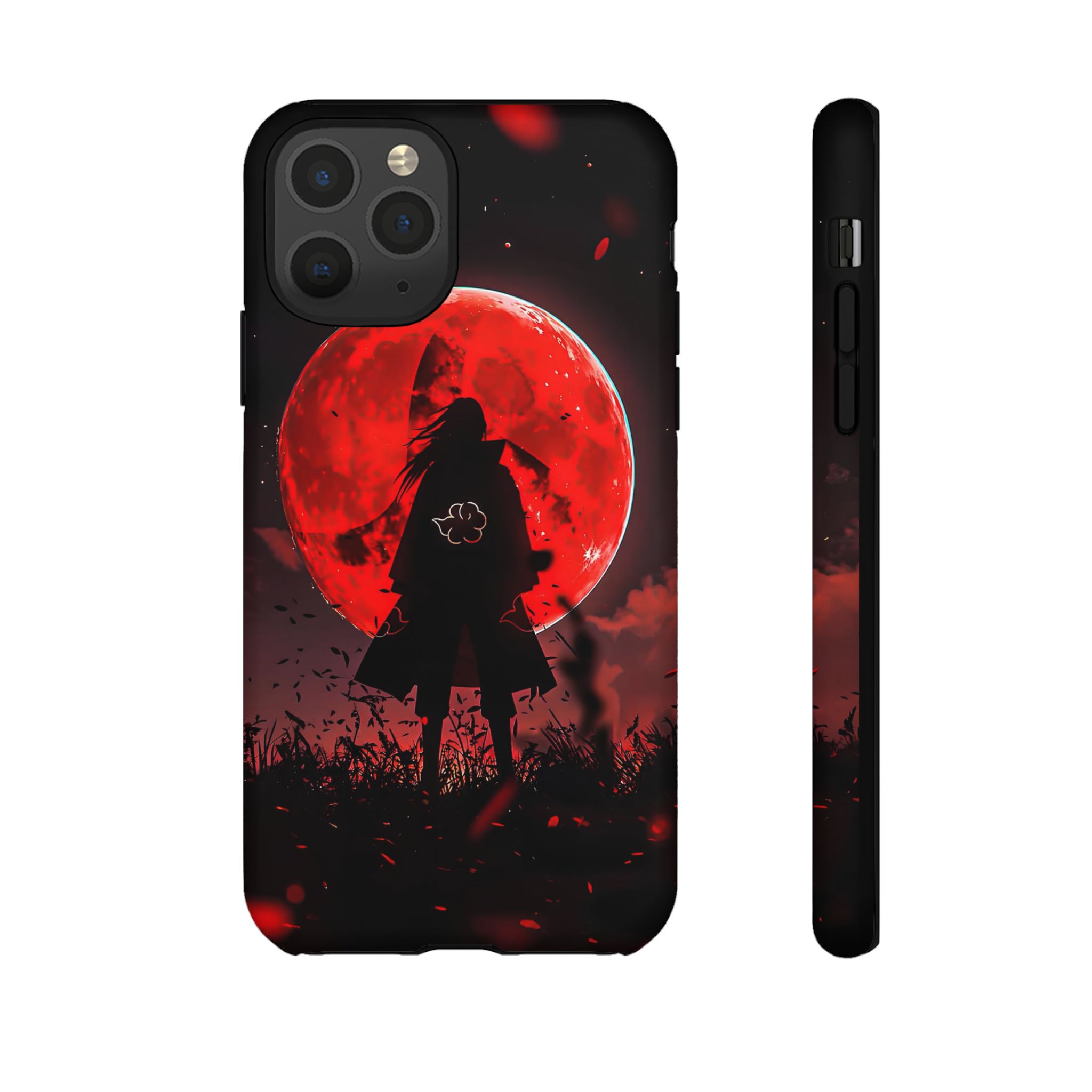 Itachi Red Moon Anime Inspired Tough Phone Cases - shock absorbing case