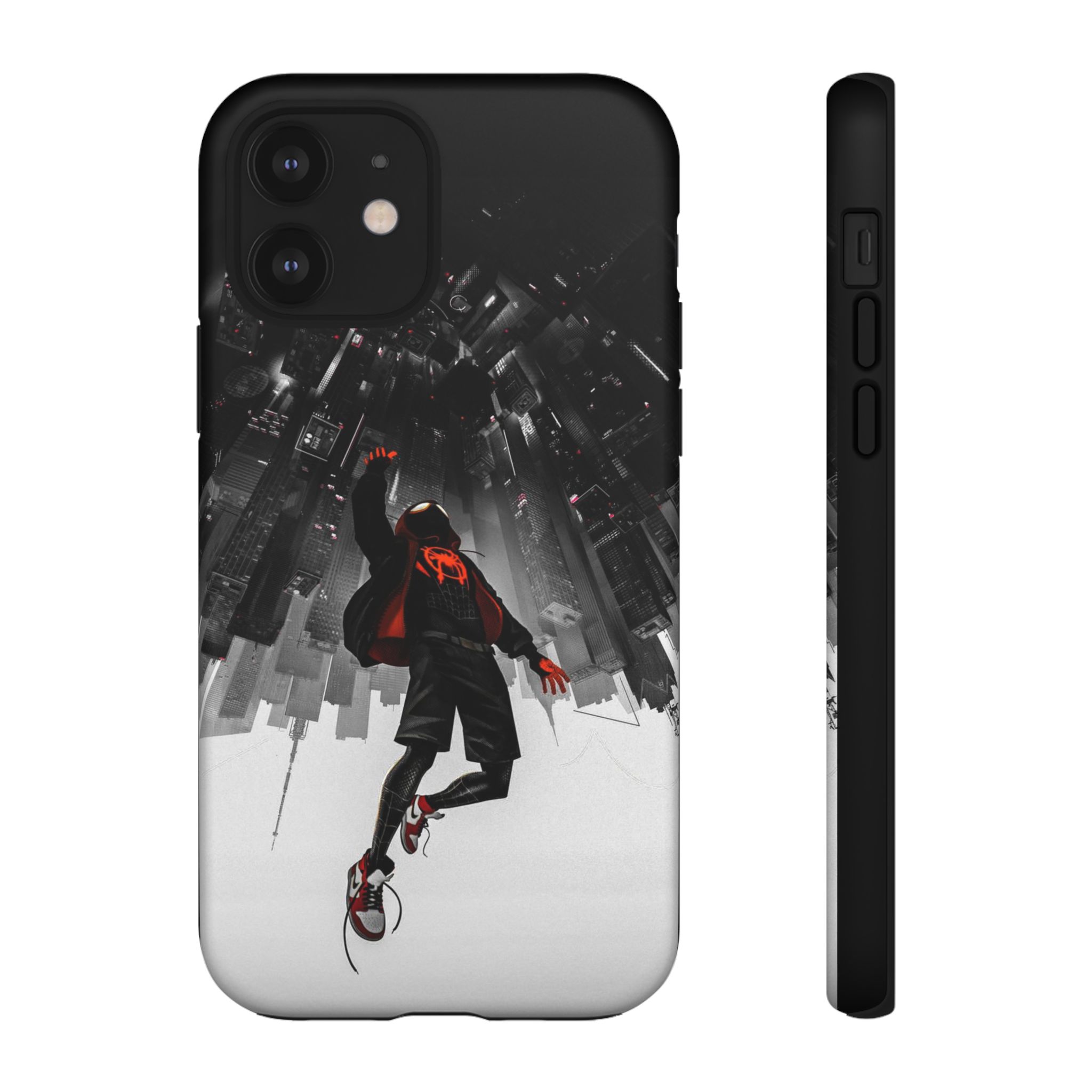 Mile Morale Spider Inspired Tough Cases - phone case rear design