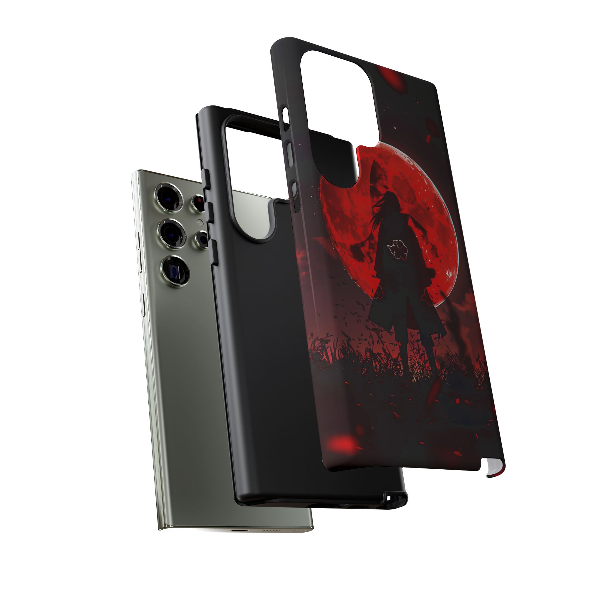 Itachi Red Moon Anime Inspired Tough Phone Cases - impact resistant case