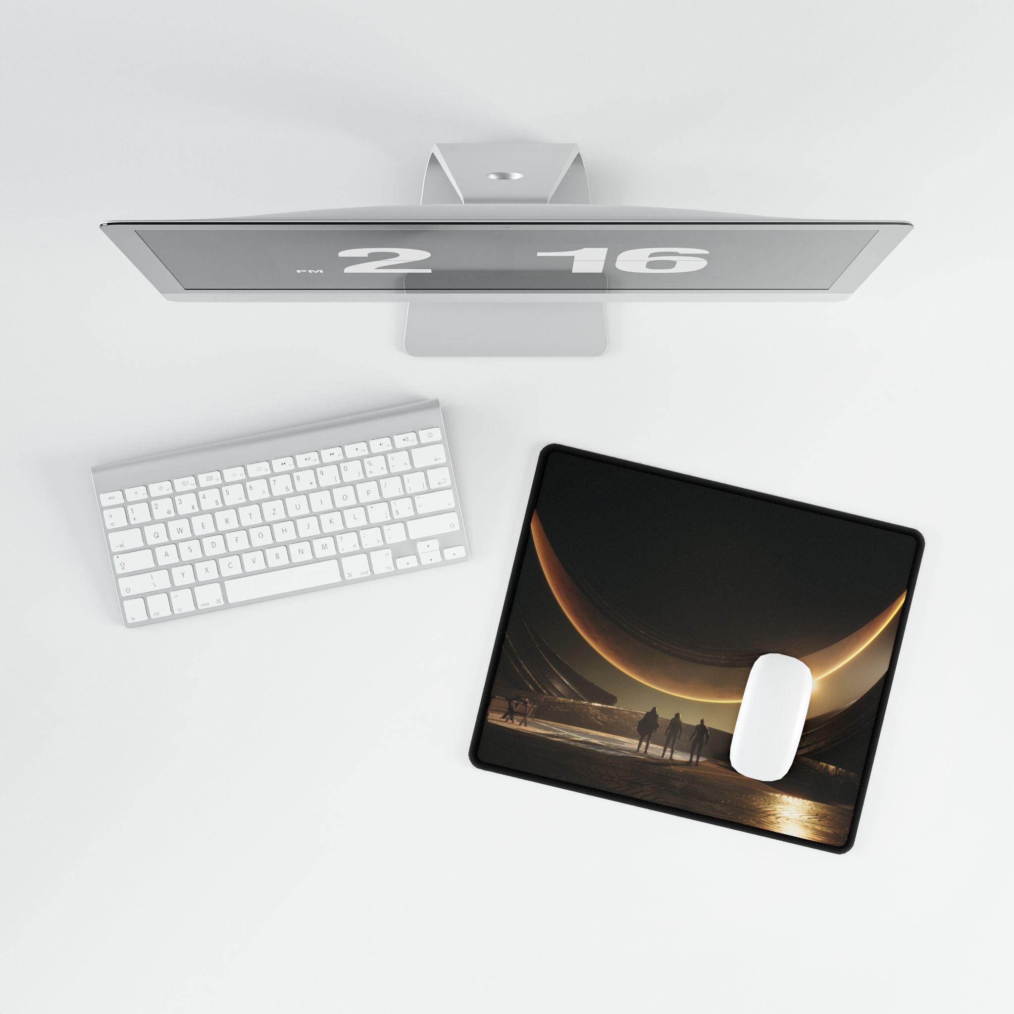 Dune Awakening Inspired Desk Mat | Gaming Mouse Pad | Perfect Desk Accessory - slim fit case mockup