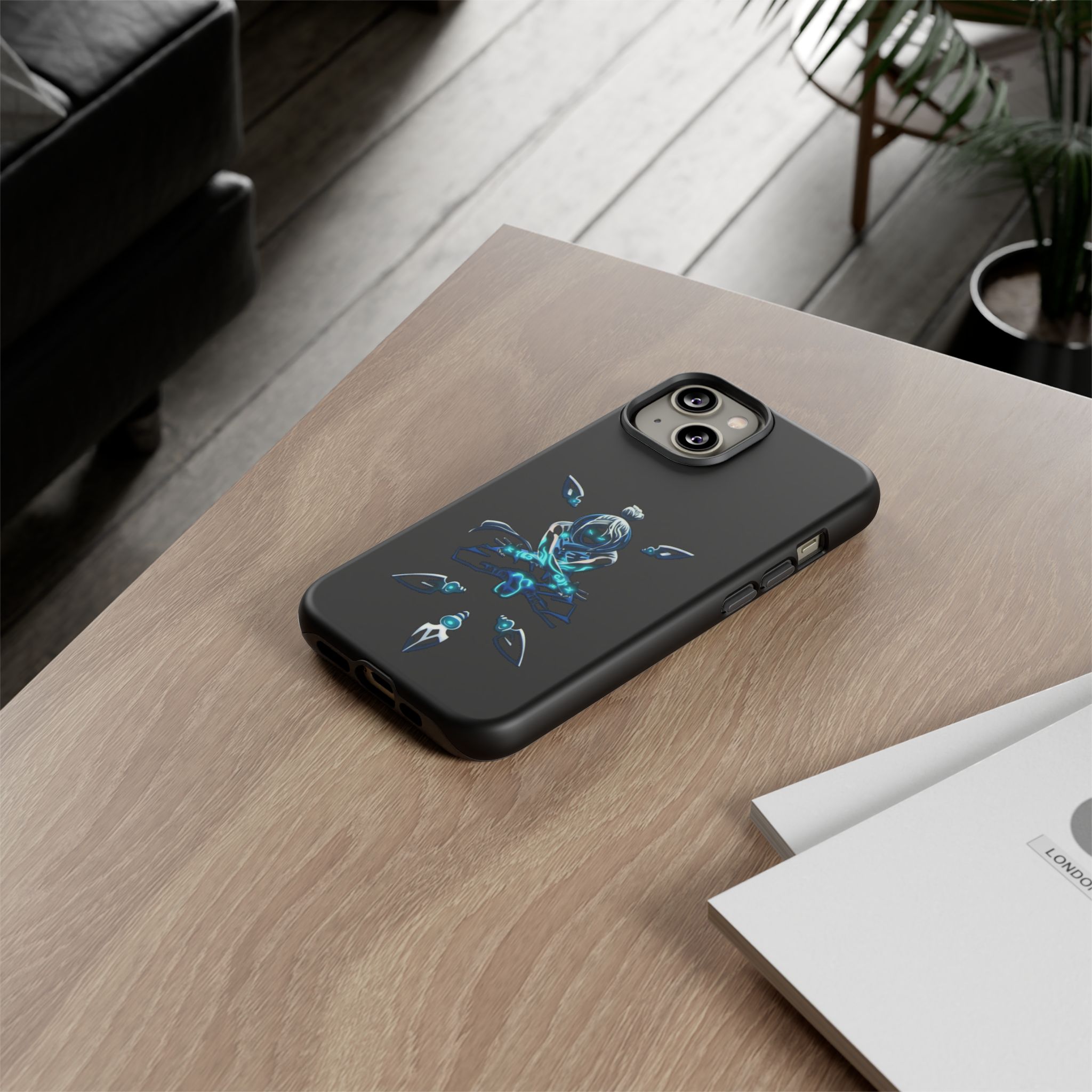 Valorant Jett Ultimate Inspired Tough Cases - slim fit case mockup