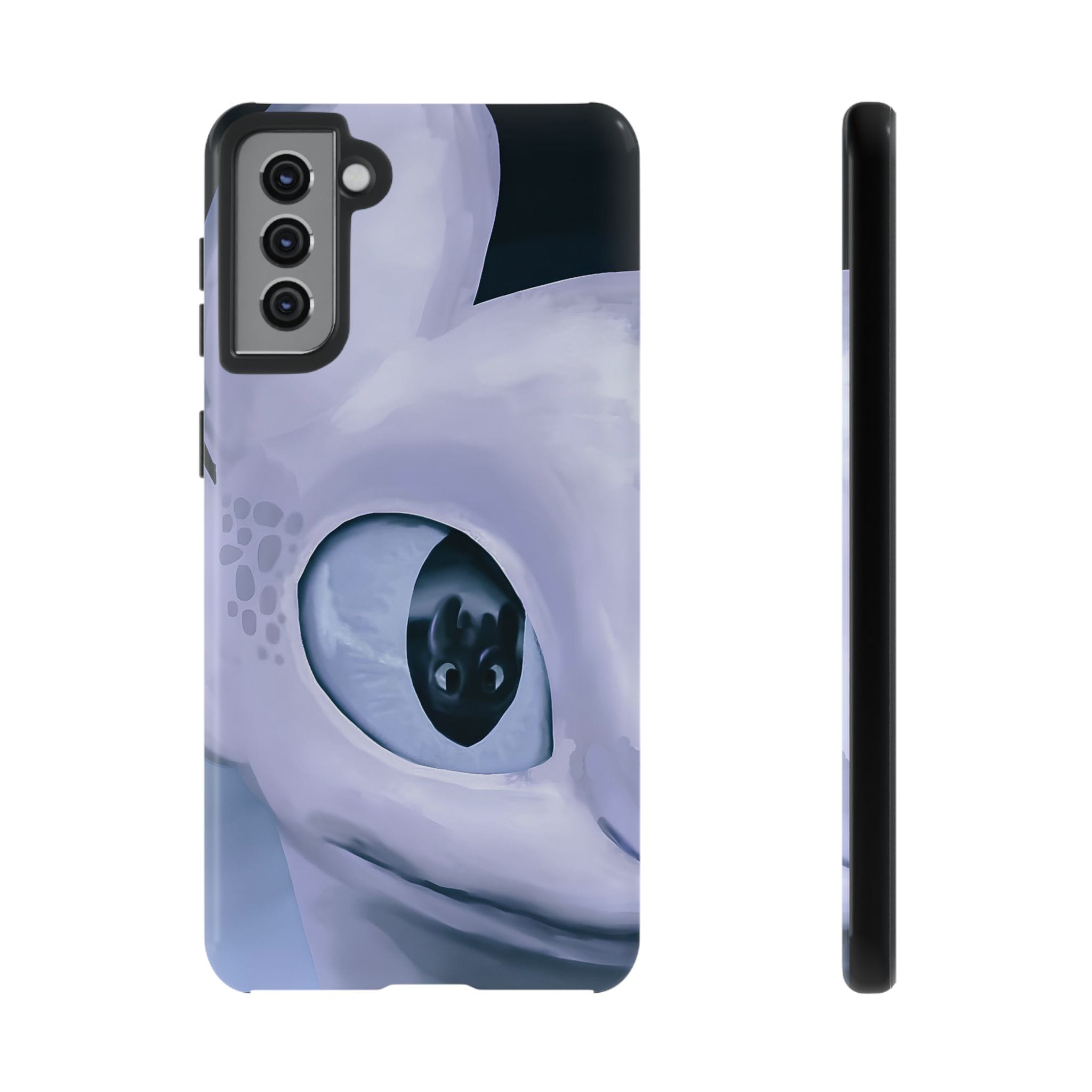 HTTYD: Light Fury in Love Inspired Tough Cases - Valentine's Day Couple Gifts - artistic case front