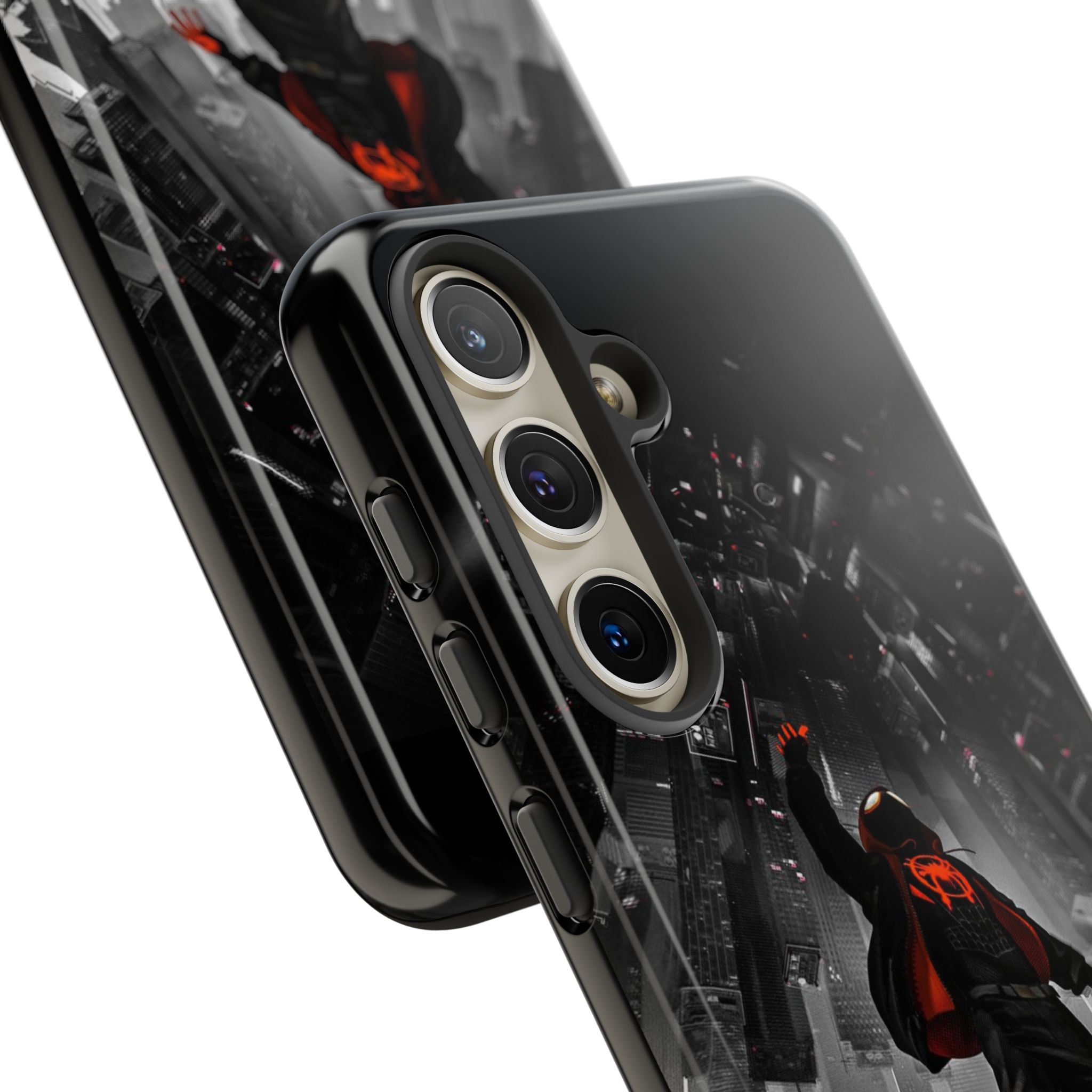 Mile Morale Spider Inspired Tough Cases - phone protection case