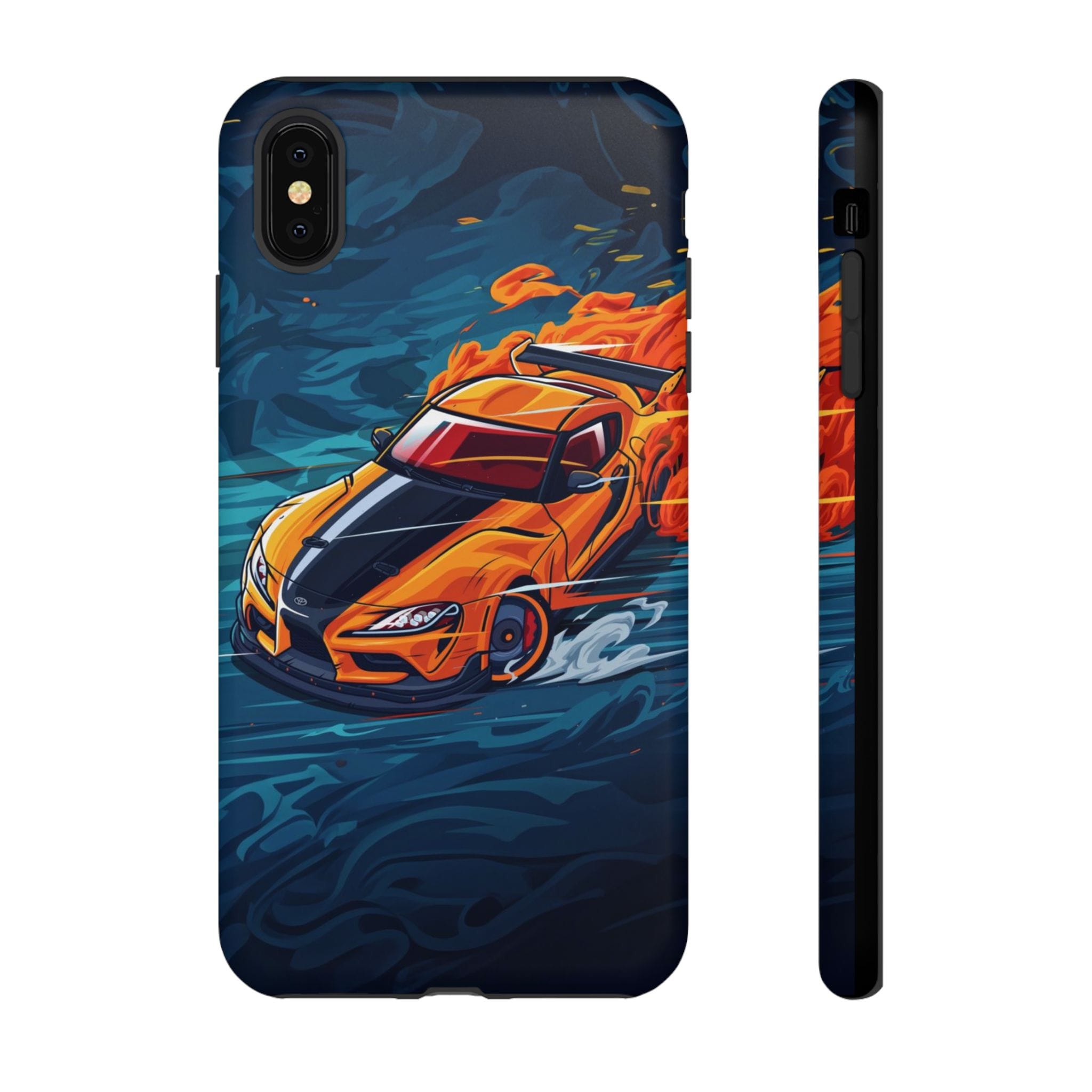 Car Lover Supra Inspired Tough Cases - case back design view
