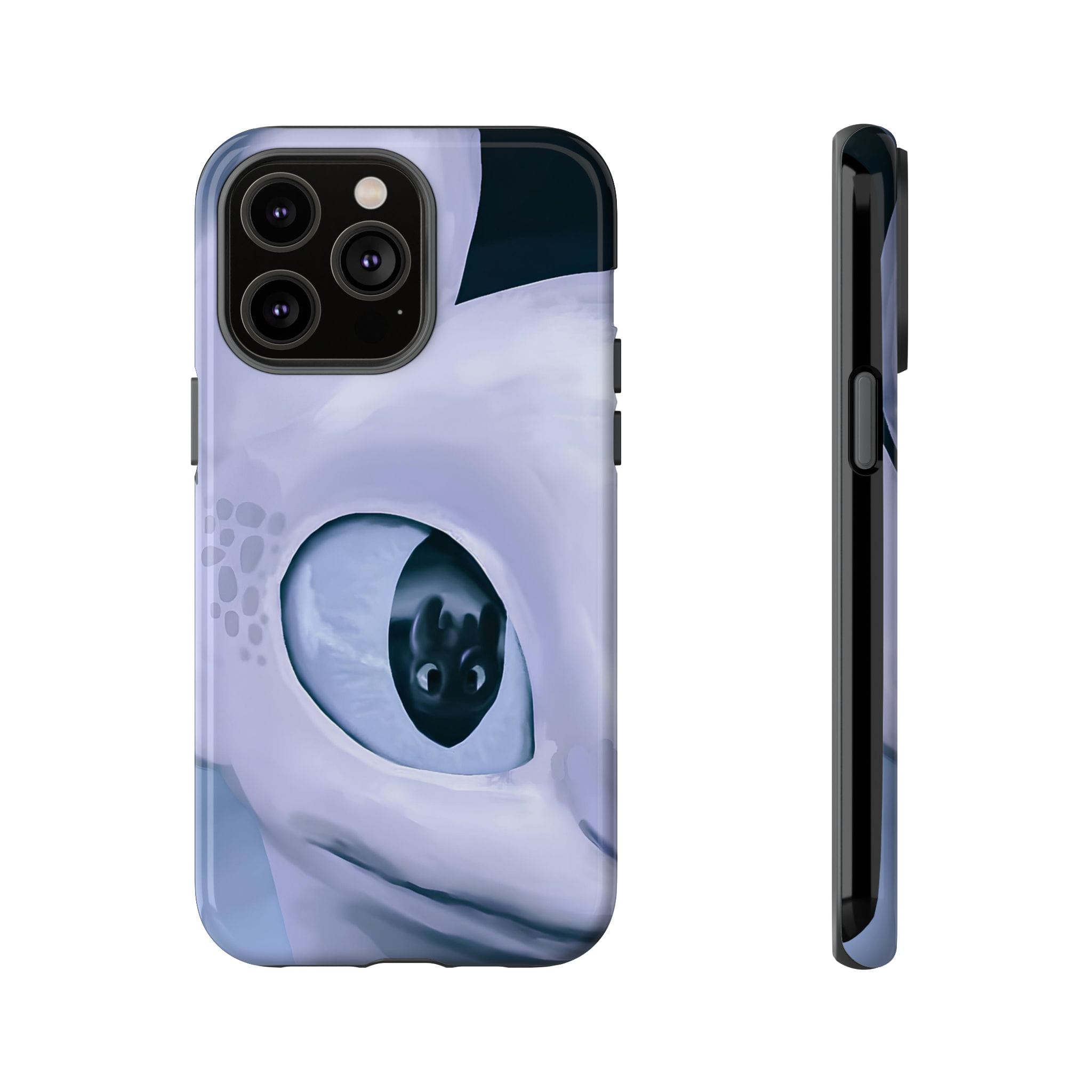 HTTYD: Light Fury in Love Inspired Tough Cases - Valentine's Day Couple Gifts - artistic case front