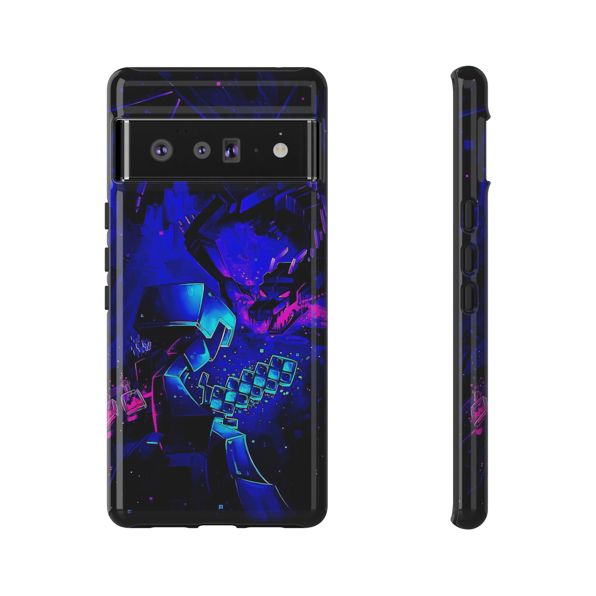 Minecraft End Dragon Fight Inspired Tough Cases - protective case mockup