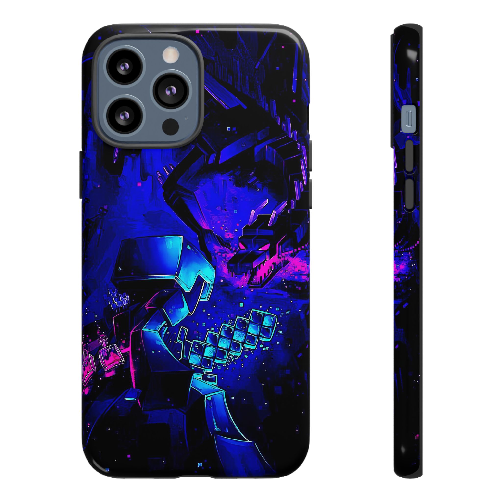 Minecraft End Dragon Fight Inspired Tough Cases - high quality phone case