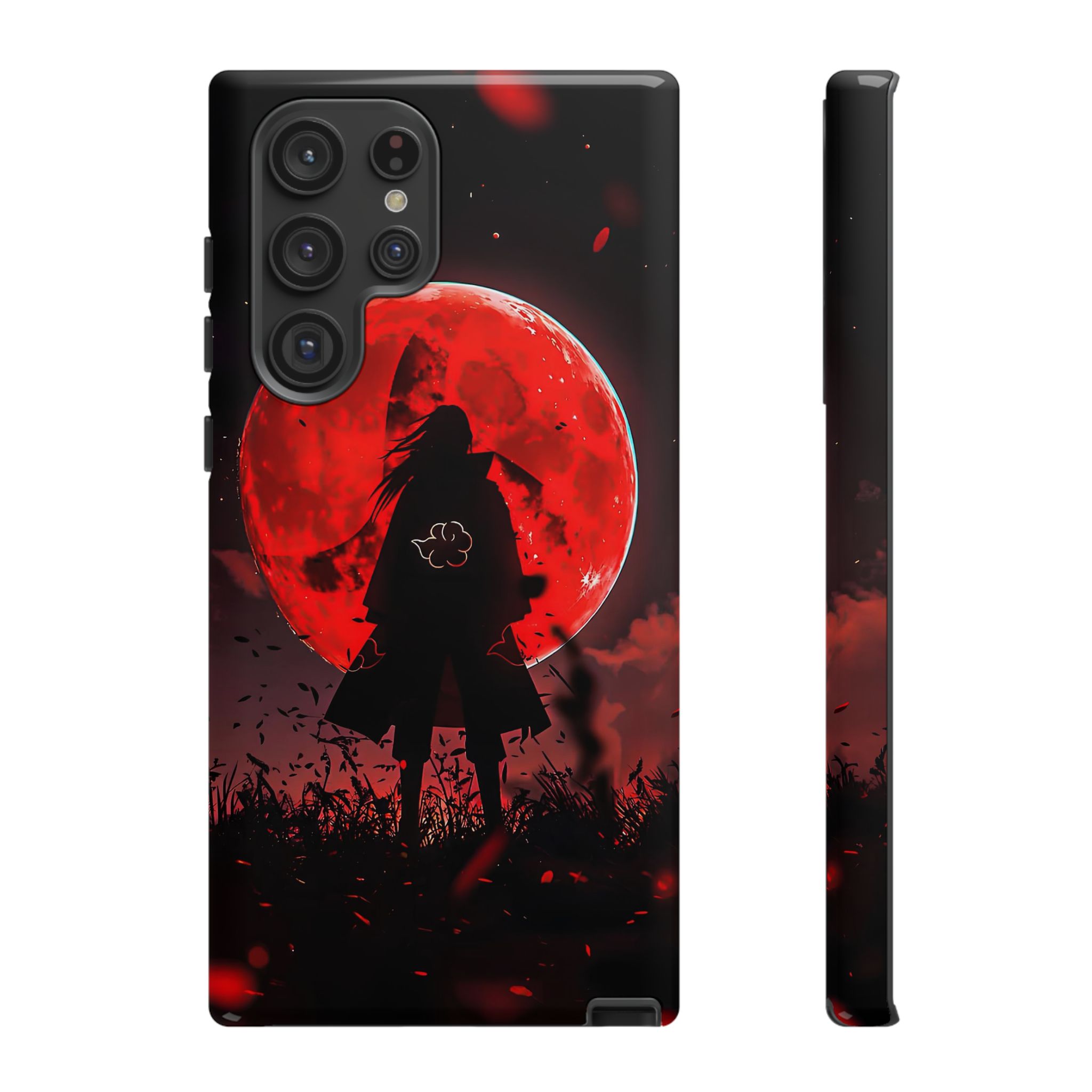 Itachi Red Moon Anime Inspired Tough Phone Cases - high quality phone case
