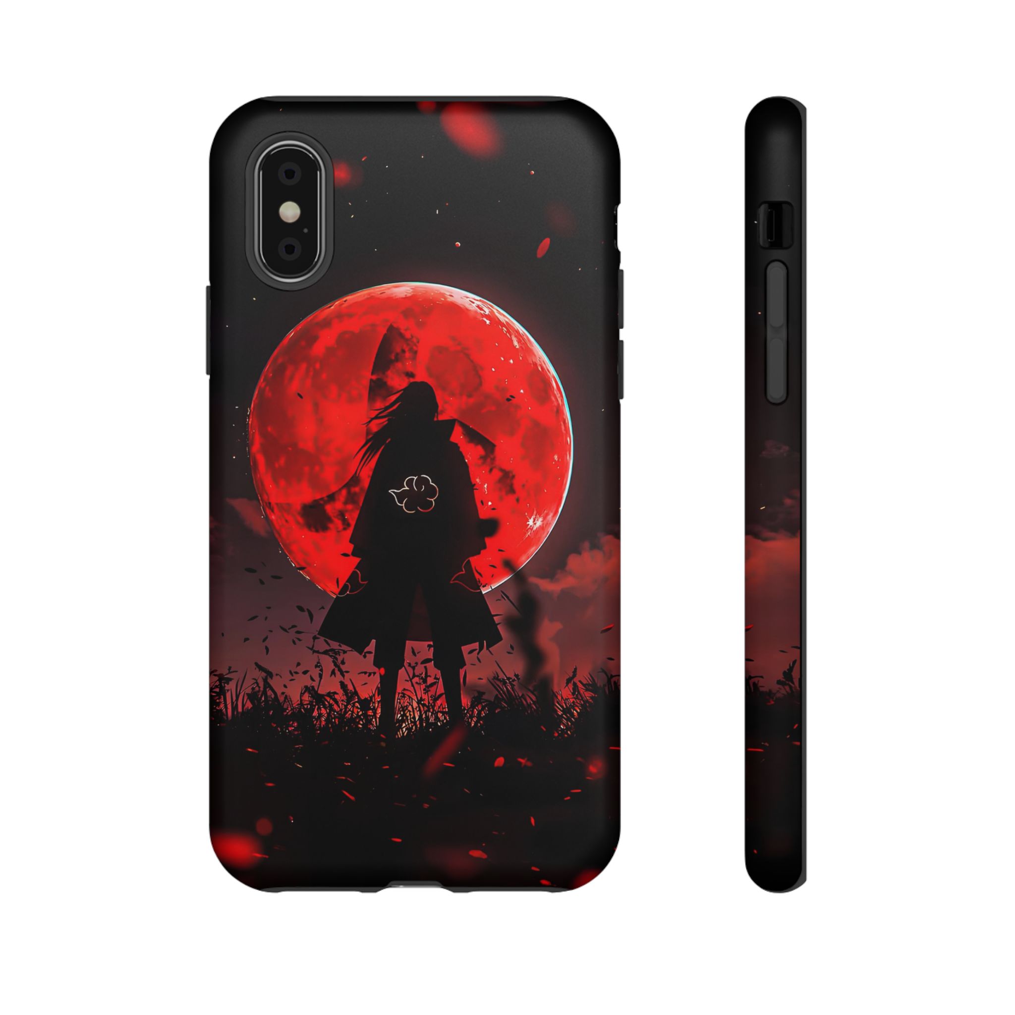 Itachi Red Moon Anime Inspired Tough Phone Cases - protective case design