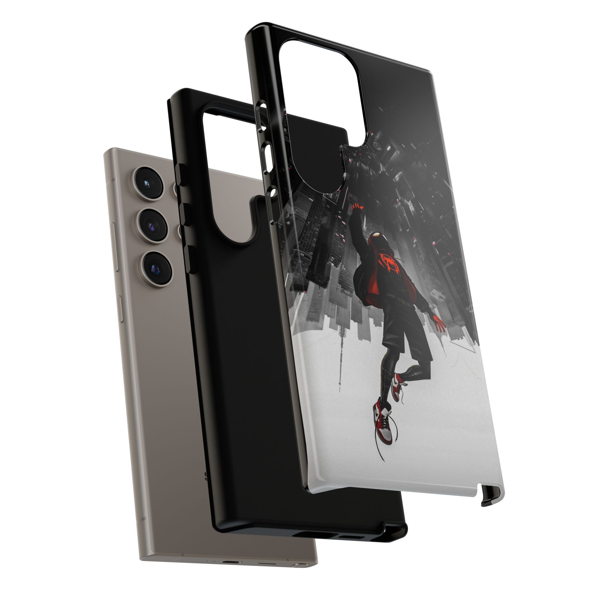 Mile Morale Spider Inspired Tough Cases - signature case look