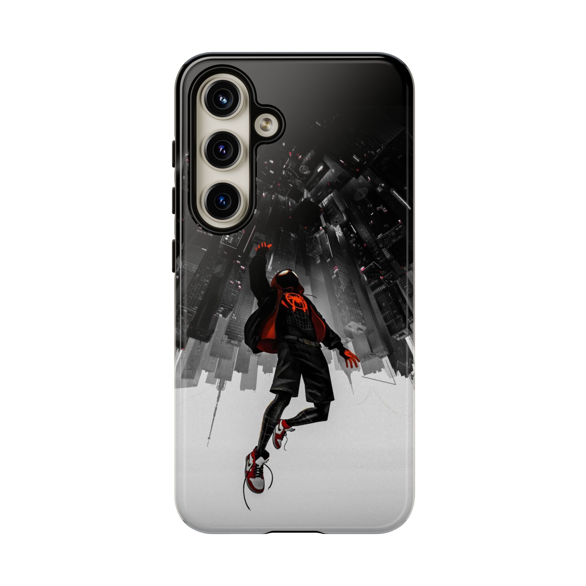 Mile Morale Spider Inspired Tough Cases - premium case detail