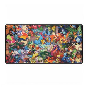 Pokemoon Collection Inspired Desk Mat | Gaming Mouse Pad | Poke Mouse Pad | Perfect Desk Accessory